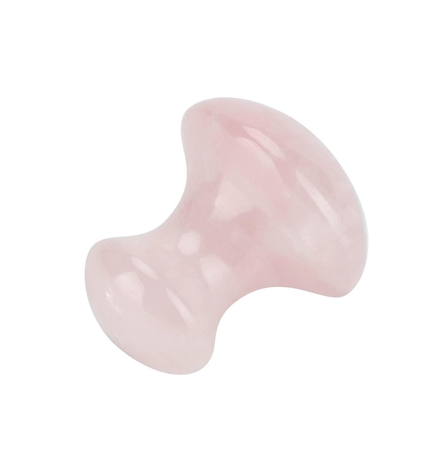 BORDSTRACT Gua Sha Facial Tools - Natural Rose Quartz & Mushroom Shape Jade Roller for Face Lift & Wrinkle Removal - Perfect Gift for Women - Buy Online on GoSupps.com