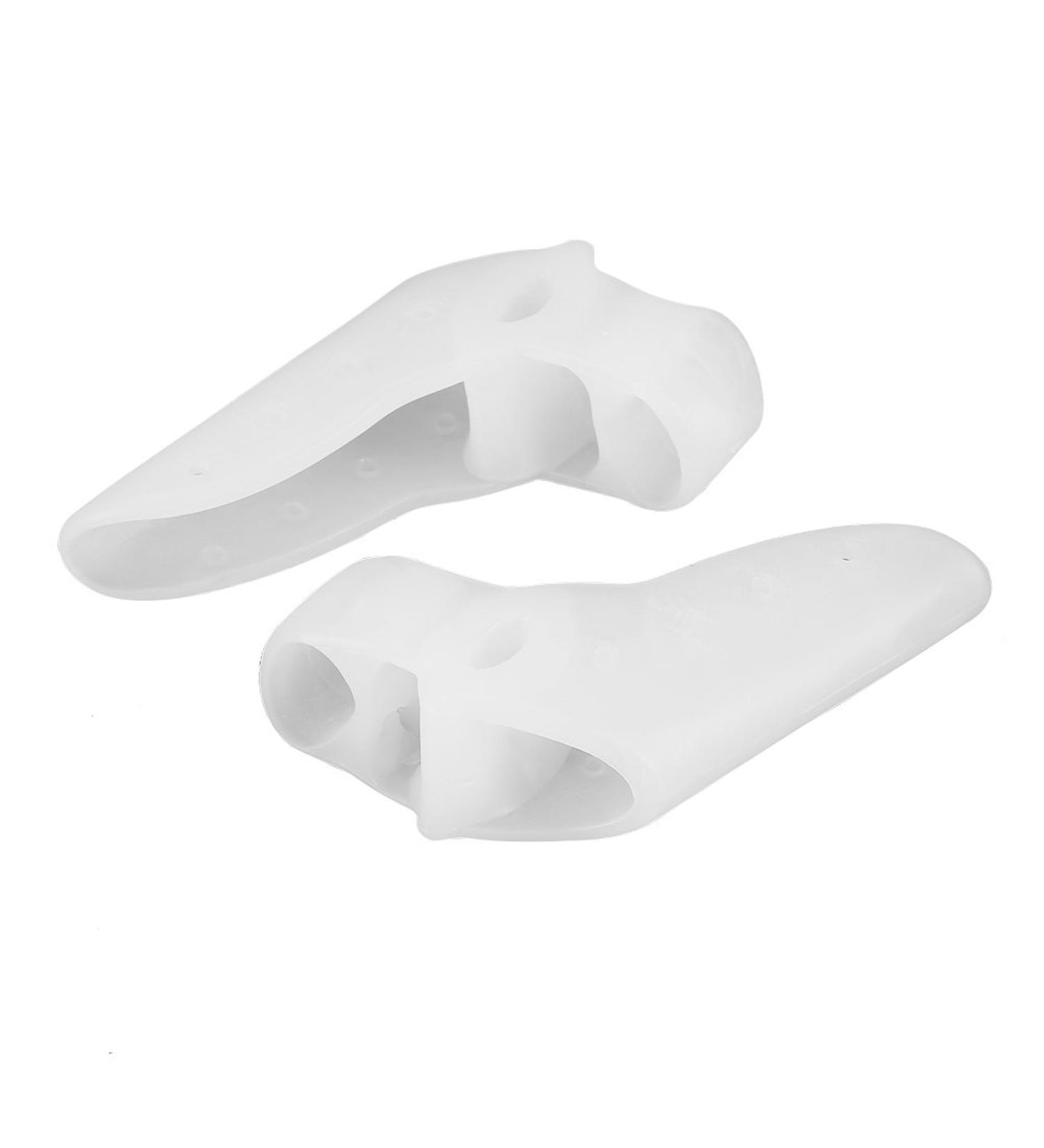Lizealucky Gel Toe Spreader & Midfoot Cushion - 2 Pair Orthotic Spacers for Bunion Hammer Toe Relief | Breathable & Soft Slide-Resistant Comfort - Buy Online on GoSupps.com