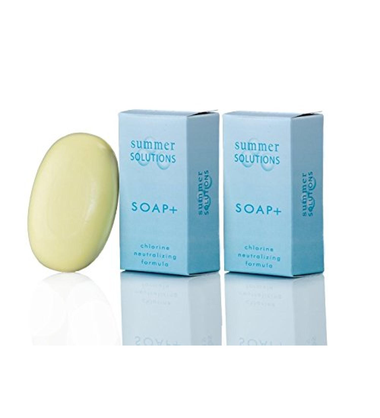 Summer Solutions - Chlorine Neutralizing and Odor Removing Soap Bar - 3.5 oz (2 Pack)