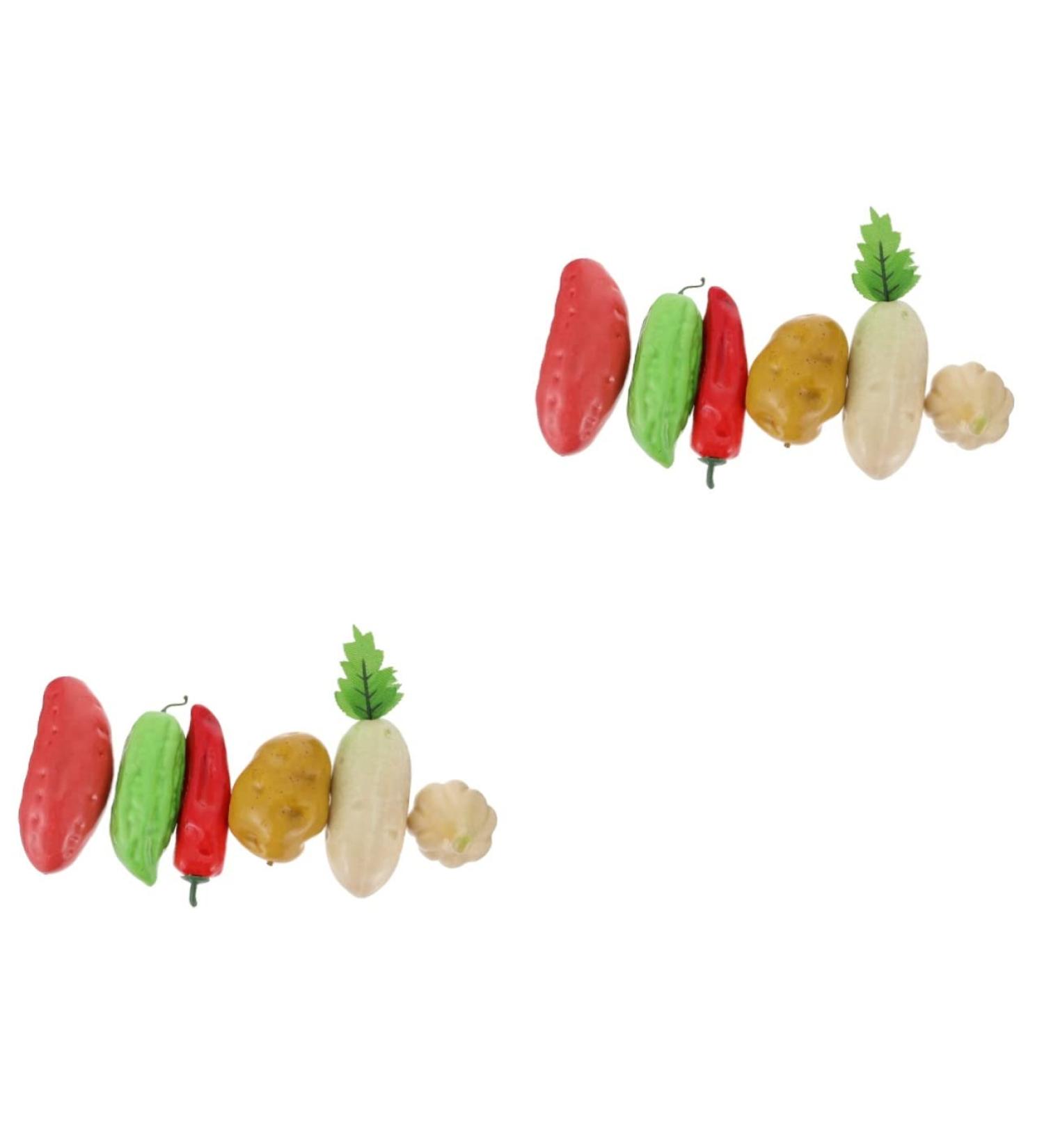 Cabilock 12 Pcs Simulated Vegetable Model Plants Decor Kid Vegetable Toys Fidget Toy for Kids Fake Vegetable Models Kids Decor Kids Toys Home Decor Simulation Fruit Decors Carrot Foam Chili Colorfulx2pcs 14X5.5X5.5CMx2pcs - Buy Online on GoSupps.com