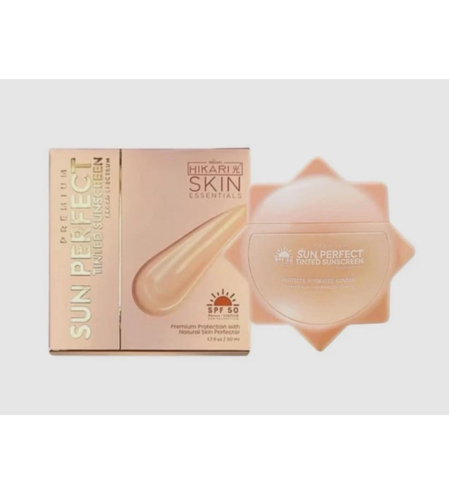 Hikari Premium Sun Perfect Tinted Sunscreen SPF 50-50ml - Buy Online on GoSupps.com