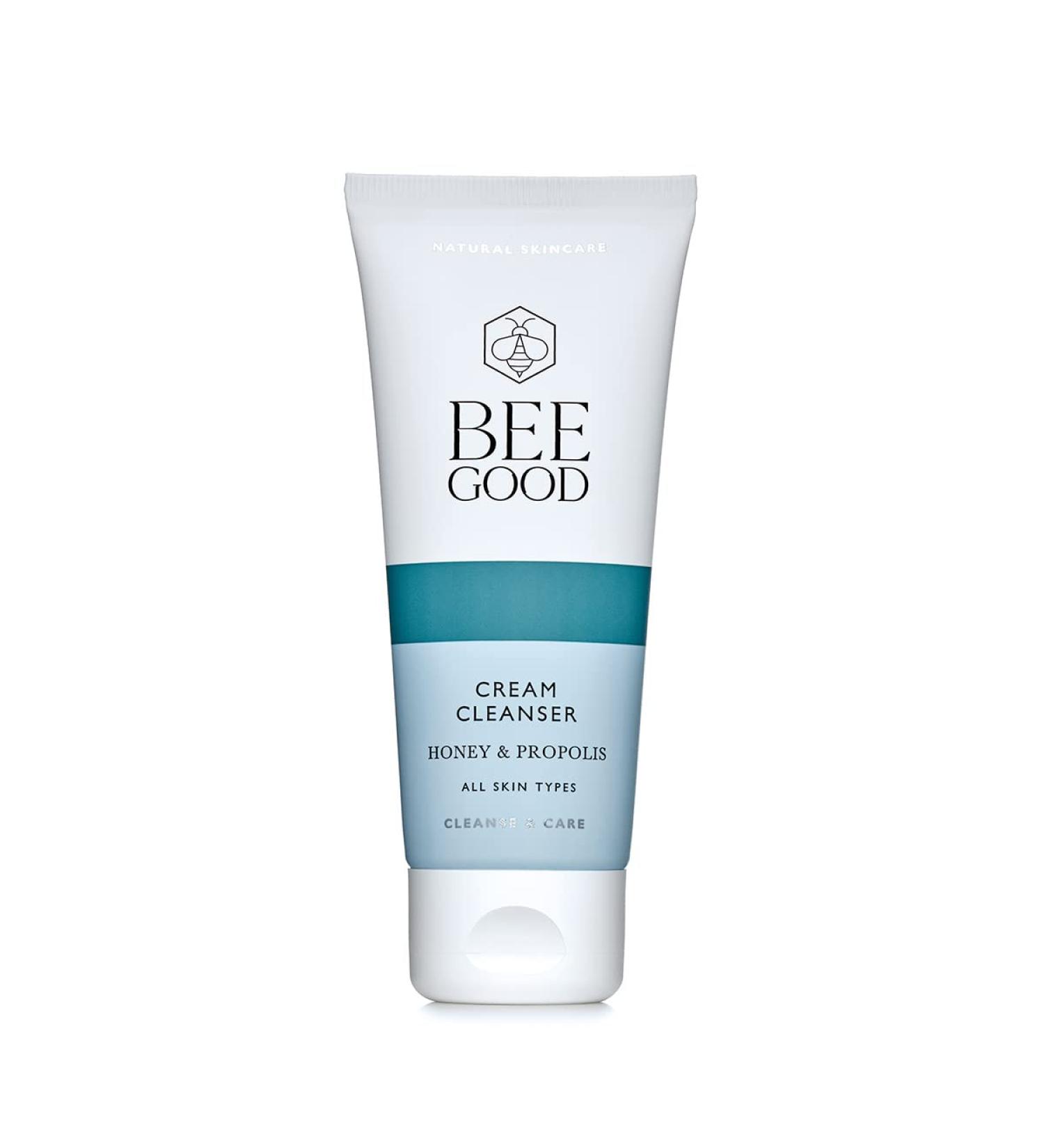 Bee Good Honey & Propolis Cream Cleanser 100ml - Natural Ingredients - All Skin Types - Removes Makeup & Exfoliates - Buy Online on GoSupps.com