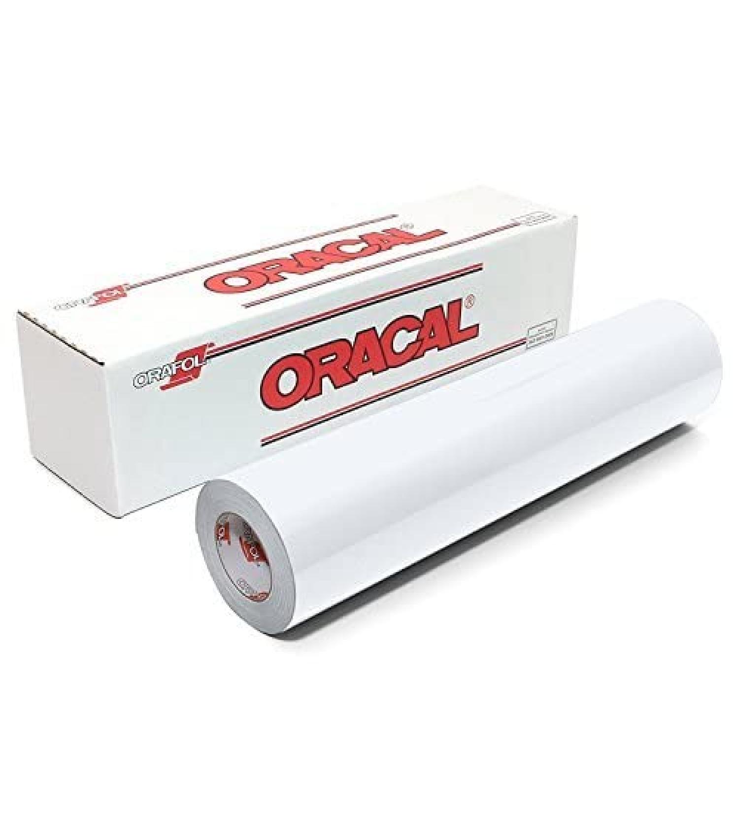 Oracal 651 Matte White Vinyl Roll - 12 x 25' - Ideal for Craft and Sign Cutters - Buy Online on GoSupps.com