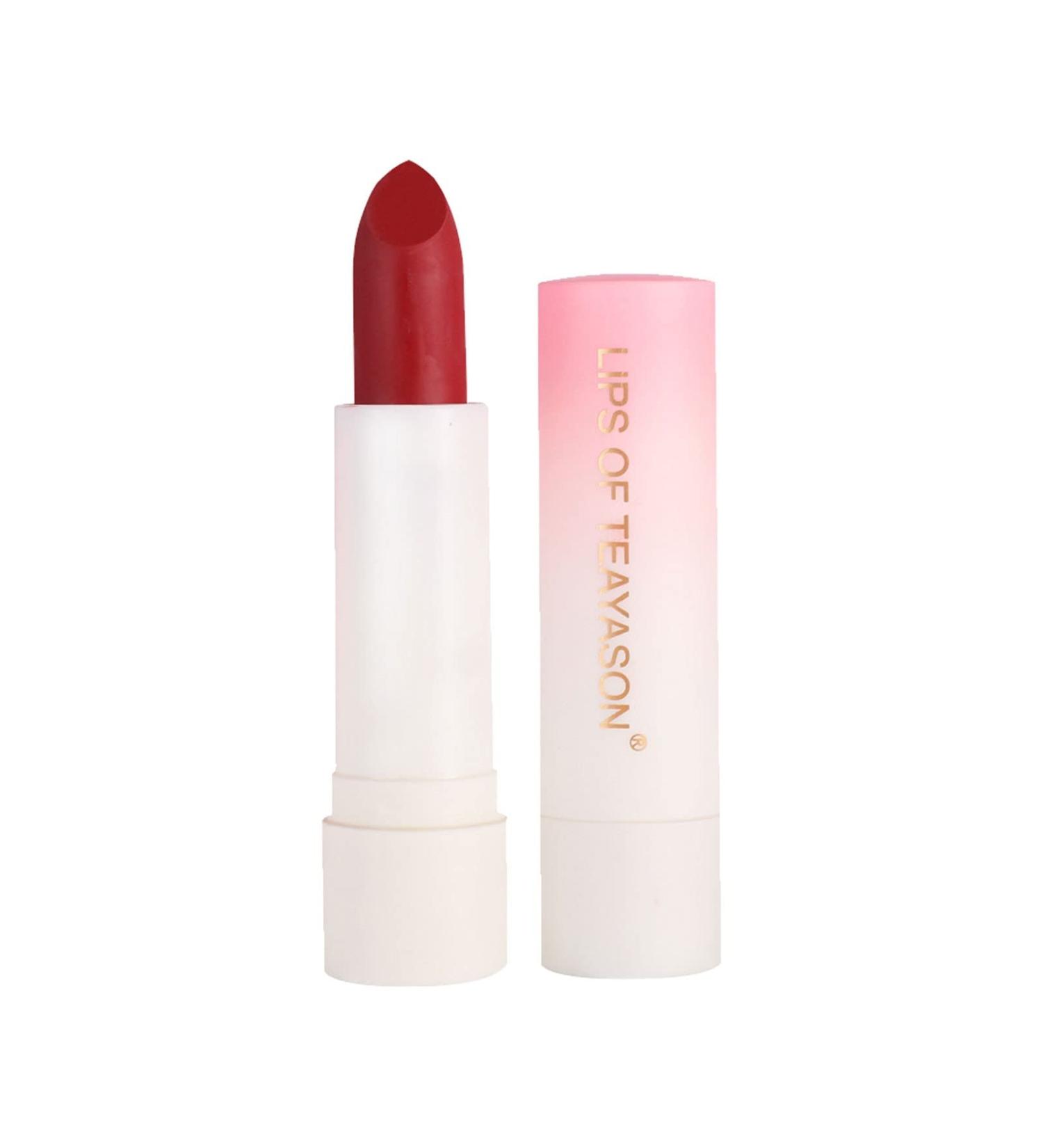 24-Hour Long-Lasting Red Lipstick | Nude Lipstick with Reflective Particles | Shimmering Glossy Finish | Intensive Color | 1 Piece #01 - Buy Online on GoSupps.com