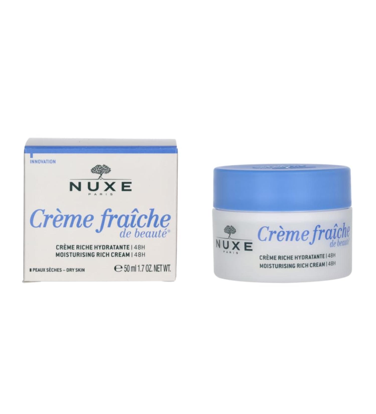 Nuxe Cr me Fra che de Beaut 48H Moisturizing Rich Cream 50 ml - Buy Online on GoSupps.com