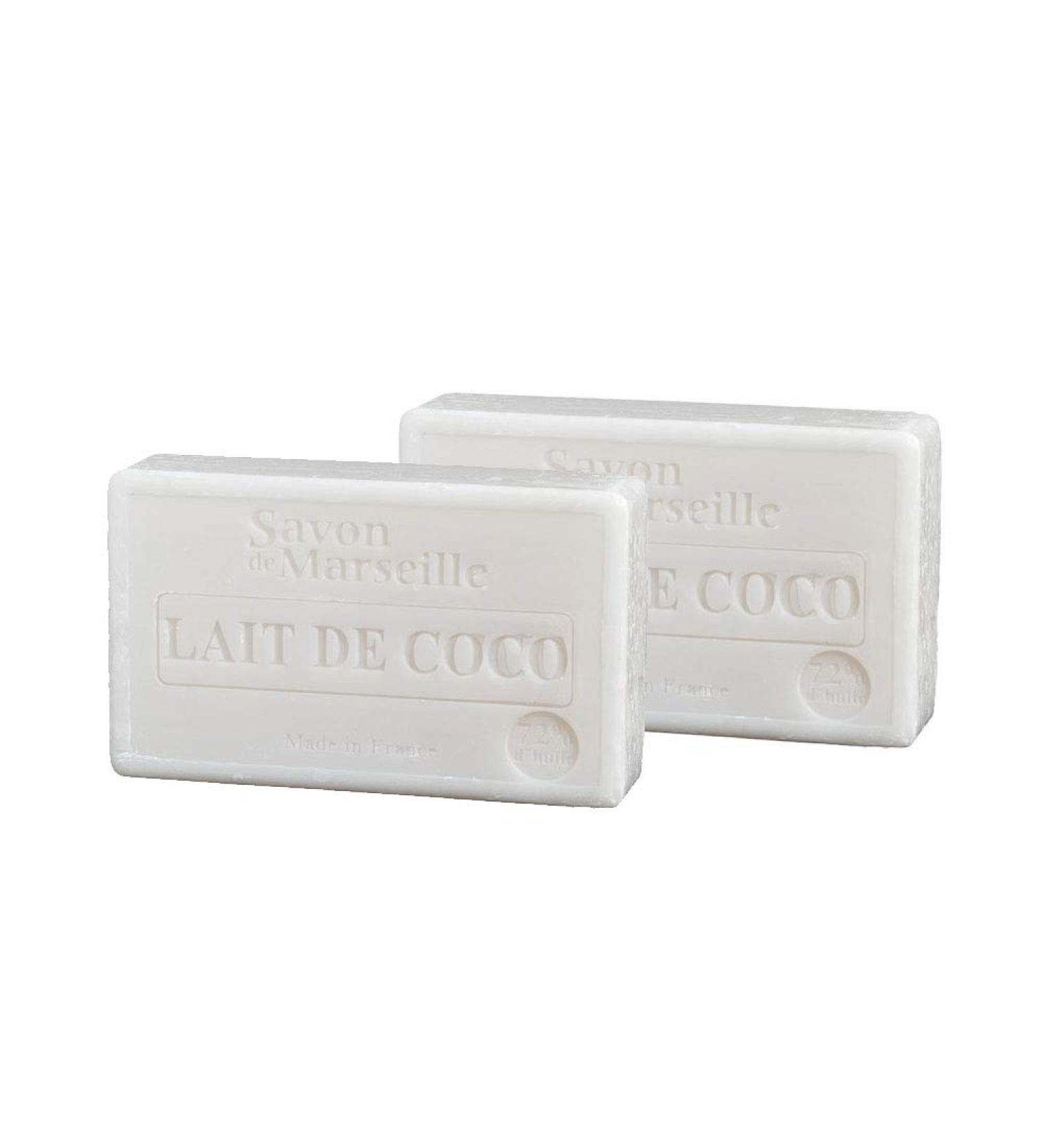 2 Marseille soaps - 72% coconut oil - Made in France
