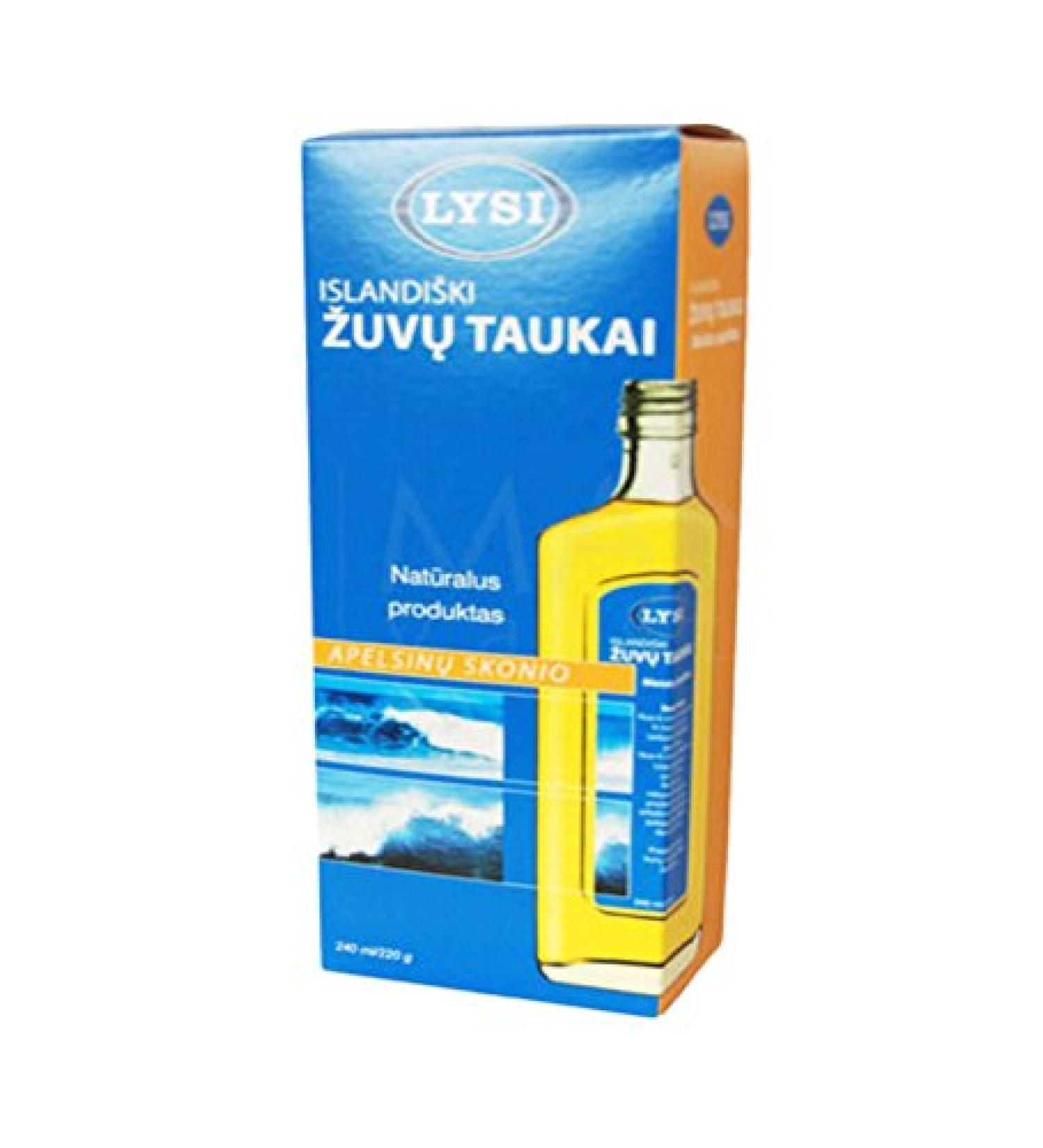 Lysi Icelandic Fish Cod Liver Oil 240 Milligram Liquid Natural Flavour From 6 Months Onwards