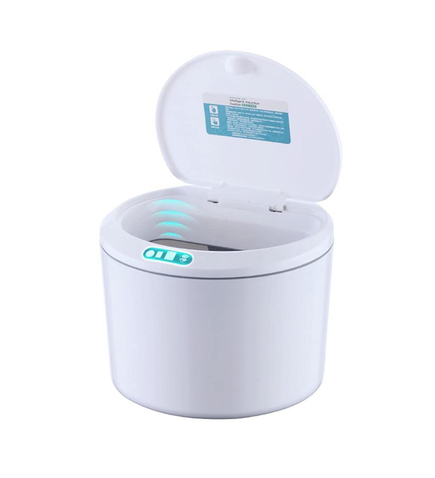 3L Desktop Sensor Trash Can Battery Operated Automatic Mini Waste Basket with Lid for Desk and Vehicle (Size : Style 1) () - Buy Online on GoSupps.com