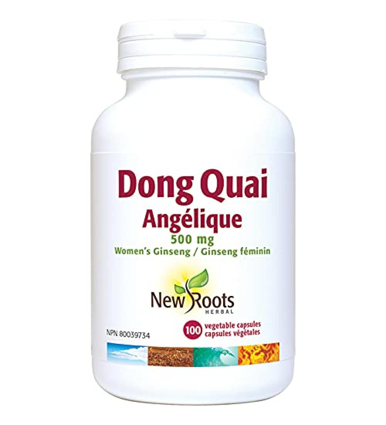 New Roots Herbal - Dong Quai - 100 capsules - 500mg per Capsule Women s Ginseng - Buy Online on GoSupps.com