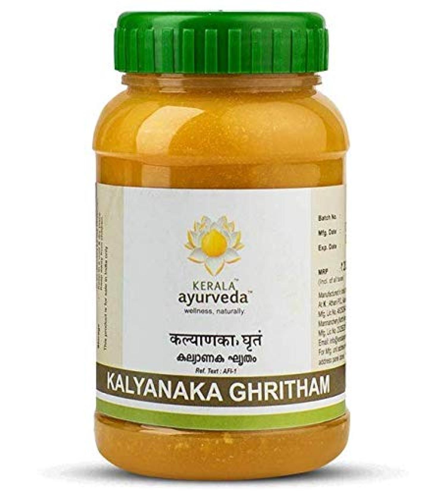 Glamorous Hub Kerala Ayurveda Kalyanaka Ghritham 150ml - Authentic Herbal Remedy for Wellness - Buy Online on GoSupps.com