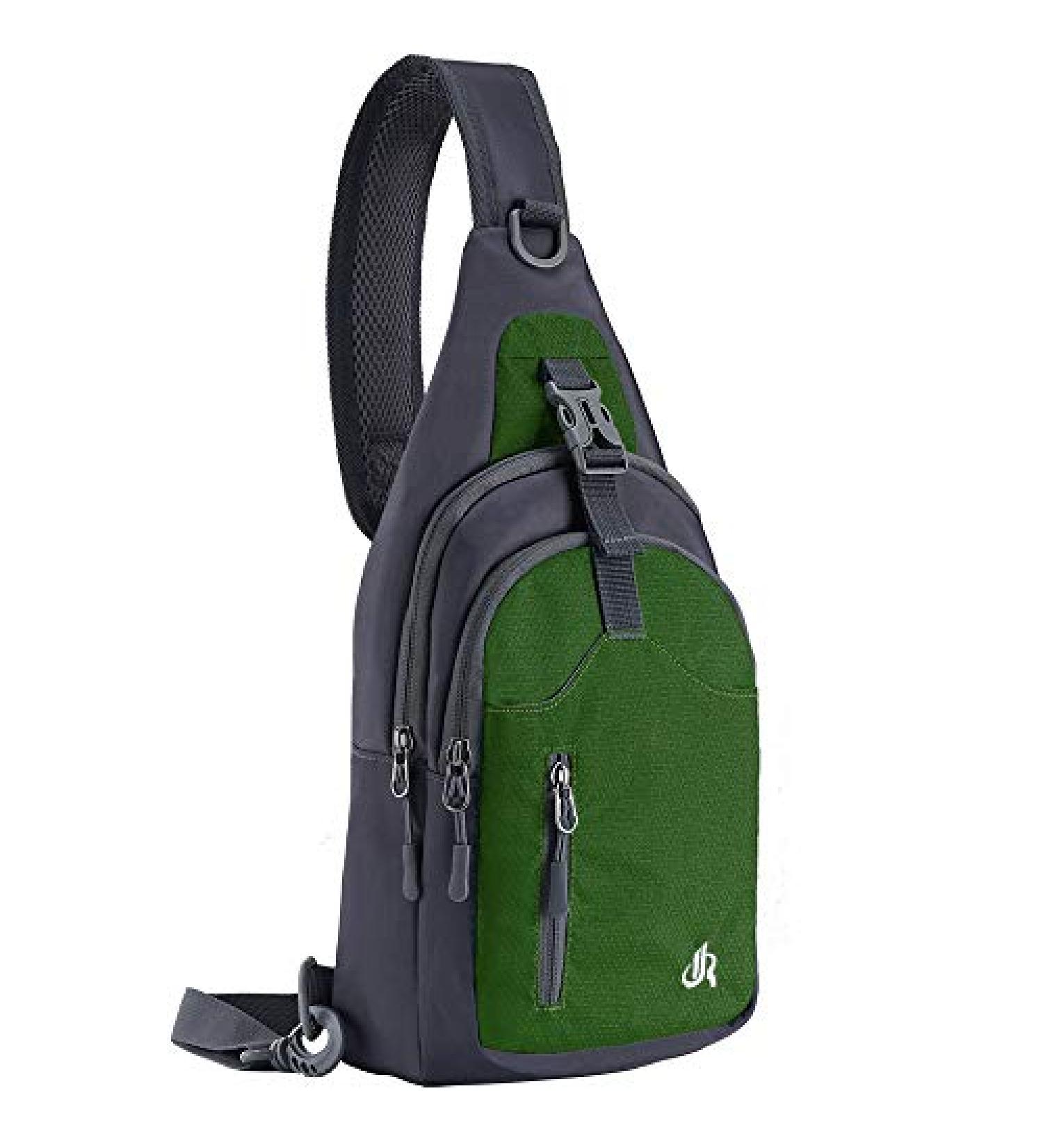 Y&R Direct 14 Colors Lightweight Sling Backpack Sling Bag Travel Hiking Small Backpack for Women Men Gifts Greencoffee - Buy Online on GoSupps.com