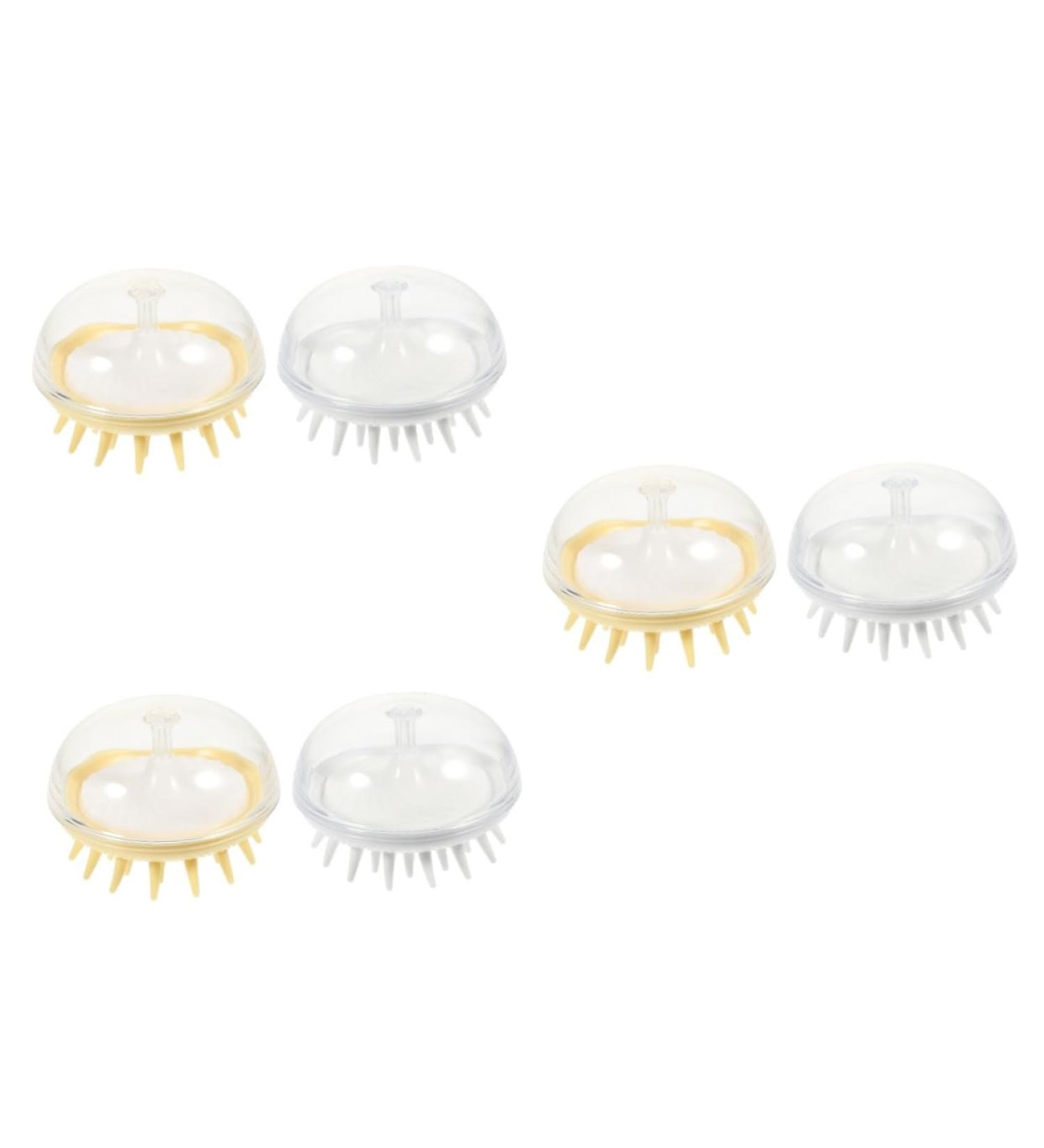 Frcolor 6-Pack Shampoo Brush - Portable Hair Scalp Massager & Scrubber | TPR Hairbrush Hand Massager in Assorted Colors - Buy Online on GoSupps.com