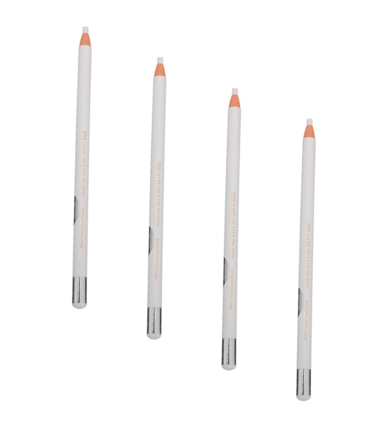 PLAFOPE 4pcs White Line Drawing Eyebrow Pencil Eyeliner Makeup Tool Peel- off Eyebrow Pencil Eyeliner Pencil - Buy Online on GoSupps.com