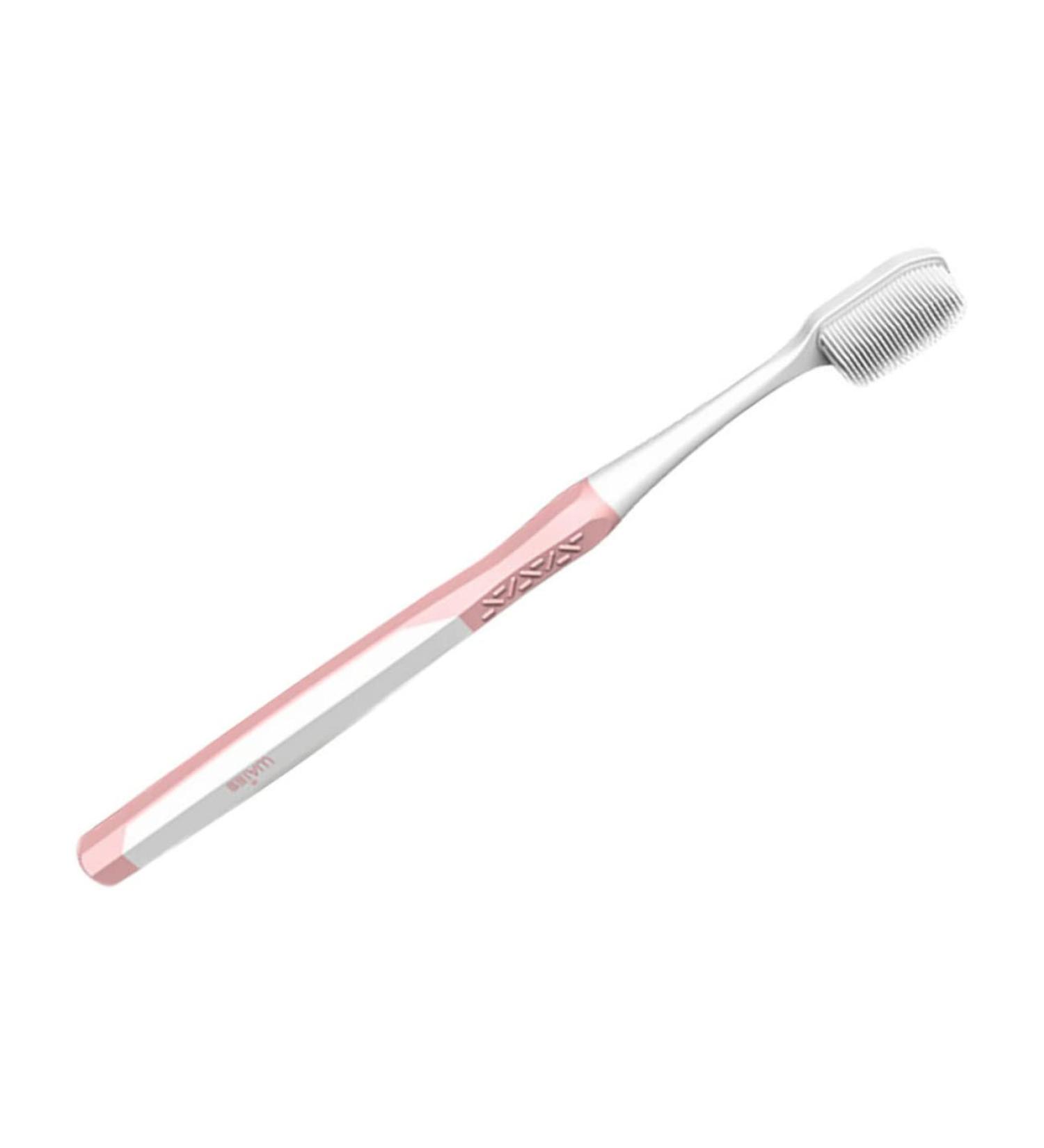 Frcolor Silicone Toothbrush for Effective Teeth Cleaning | Charcoal White Design | Ideal for Pregnant Women | International Shipping Available - Buy Online on GoSupps.com