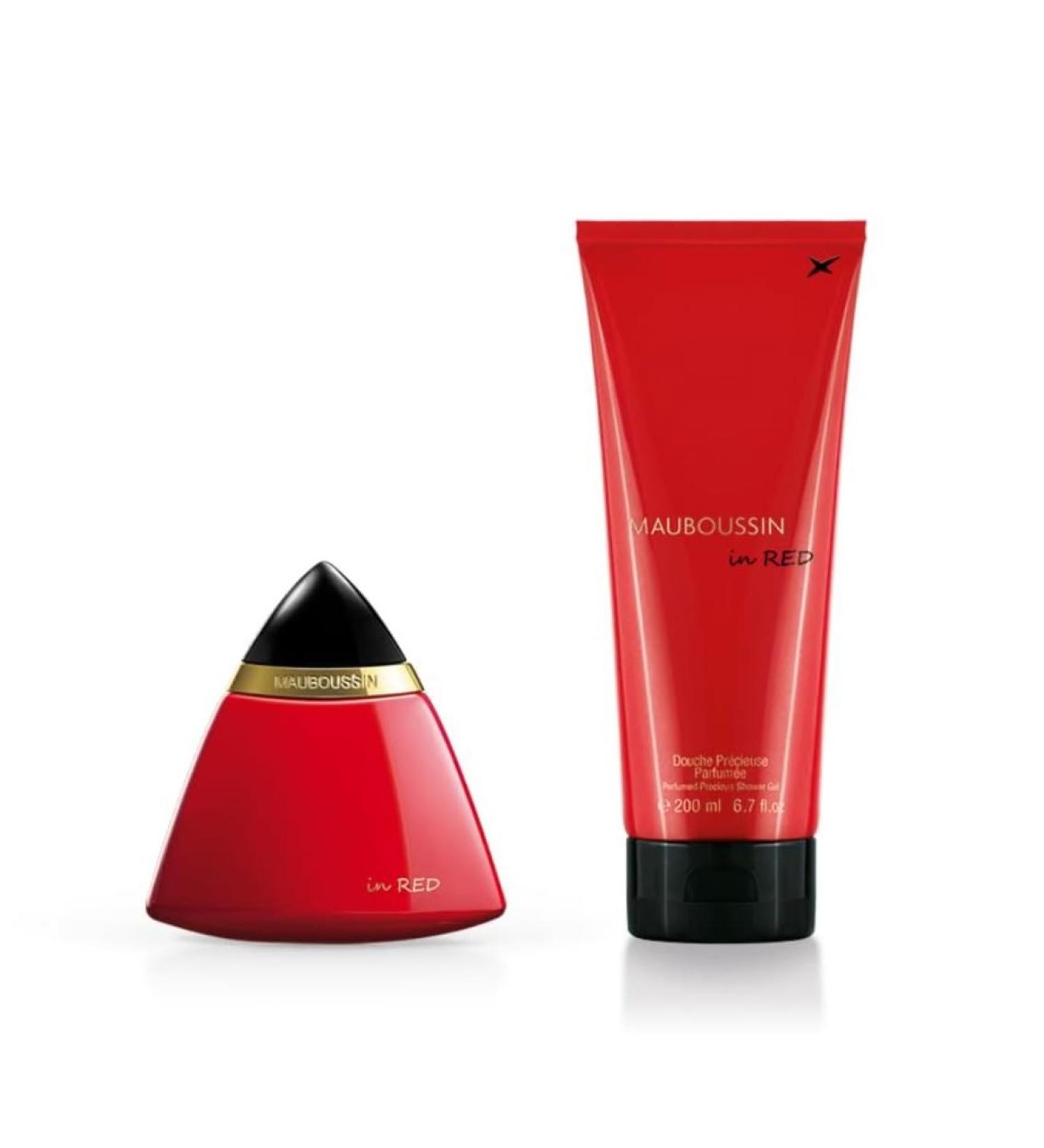 Mauboussin - Jumbo Set In Red : Eau de Parfum 100ml (3.3 Fl Oz) & Shower Gel 200ml (6.6 Fl Oz)