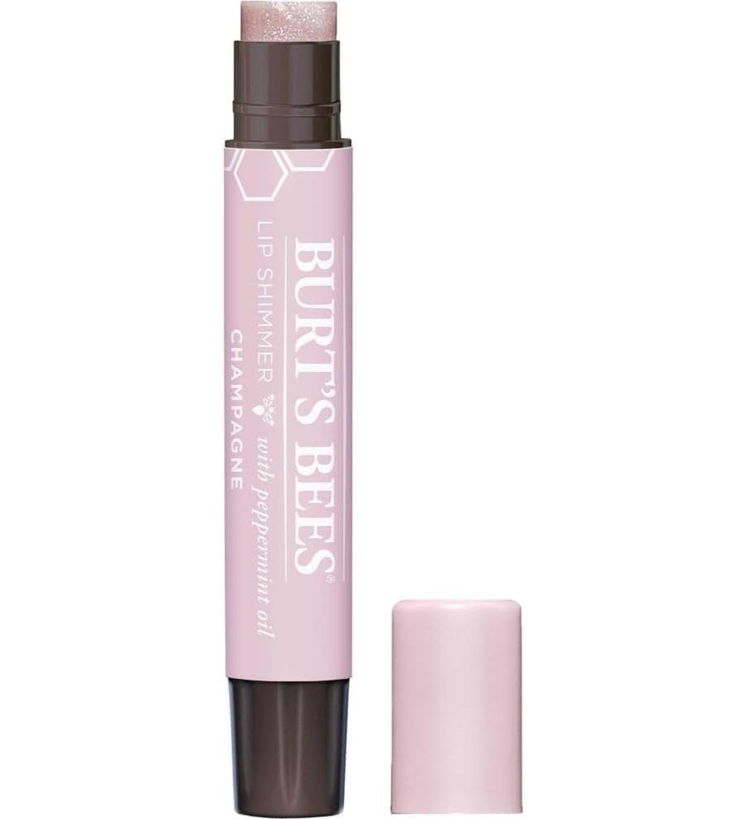 Buy Burt's Bees 100% Natural Moisturizing Lip Shimmer in Champagne - 1 Tube | International Shipping Available - Buy Online on GoSupps.com