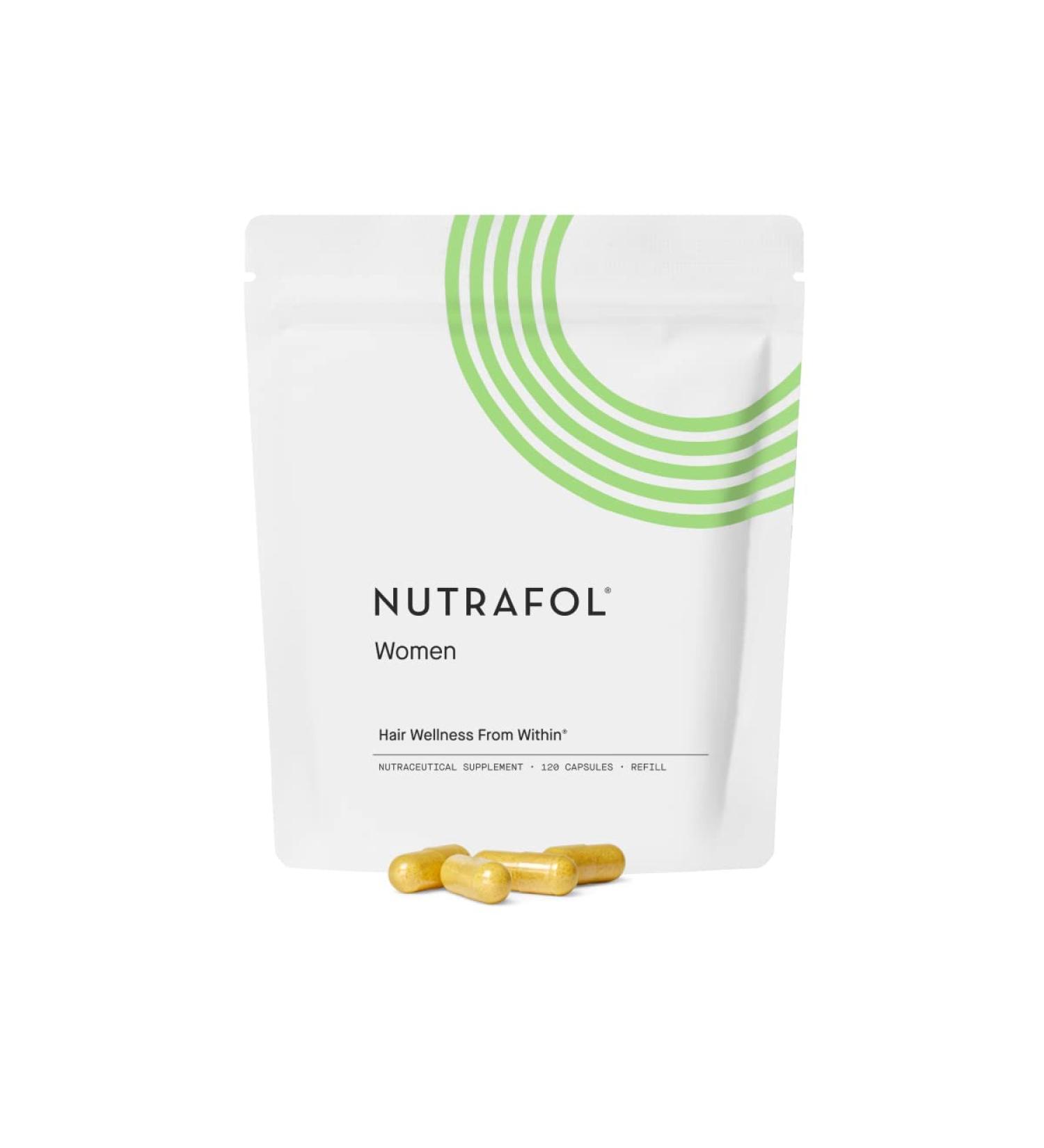 Nutrafol Women's Hair Growth Supplement | Clinically Proven for Thicker Hair | Dermatologist Recommended | 1 Month Supply - Buy Online on GoSupps.com