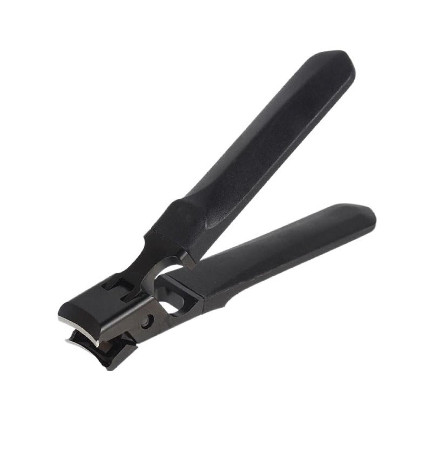 Nail Clippers Splash Resistant Nail Clippers Thick And Hard Nails Stainless Steel Wide Mouth Nail Clippers Nail Clipper (Color : Black4)