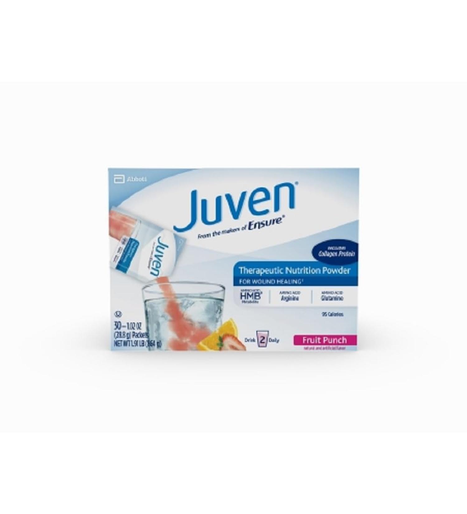 Medline Juven Powder Nutritional Supplement (Fruit Punch Packaging : 30EachCarton)