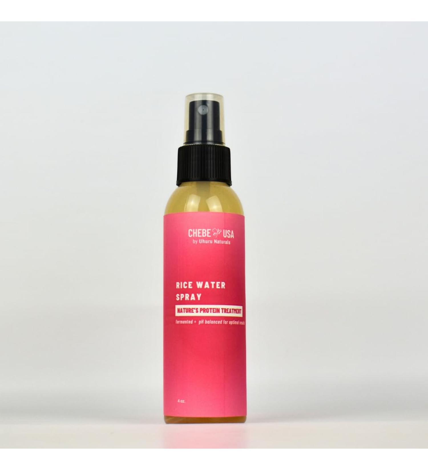 Uhuru Naturals Rice Water Spray - Nature's Protein Treatment (4 oz) - pH Balanced - We have perfected our Fermented Rice Water to a Science for an exact period of time 4 Maximum Benefits 4 Fl Oz (Pack of 1) - Buy Online on GoSupps.com