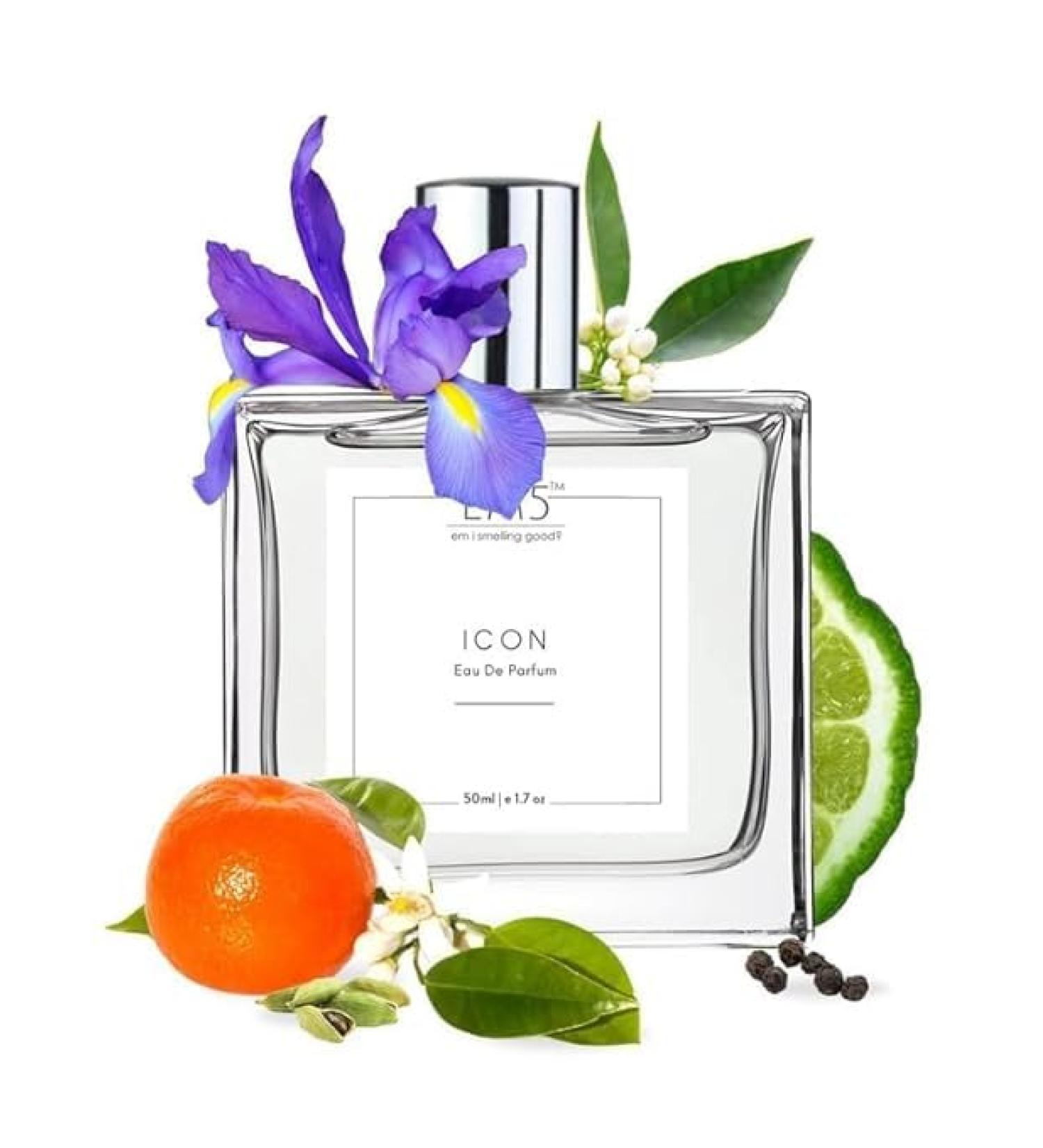 EMS Icon Perfume for Men | Aromatic Citrus Fresh Spicy | EDP Spray Strong and Long Lasting Spray | Luxury Gift for Him | (50ml / 1.7 Fl Oz) - Buy Online on GoSupps.com