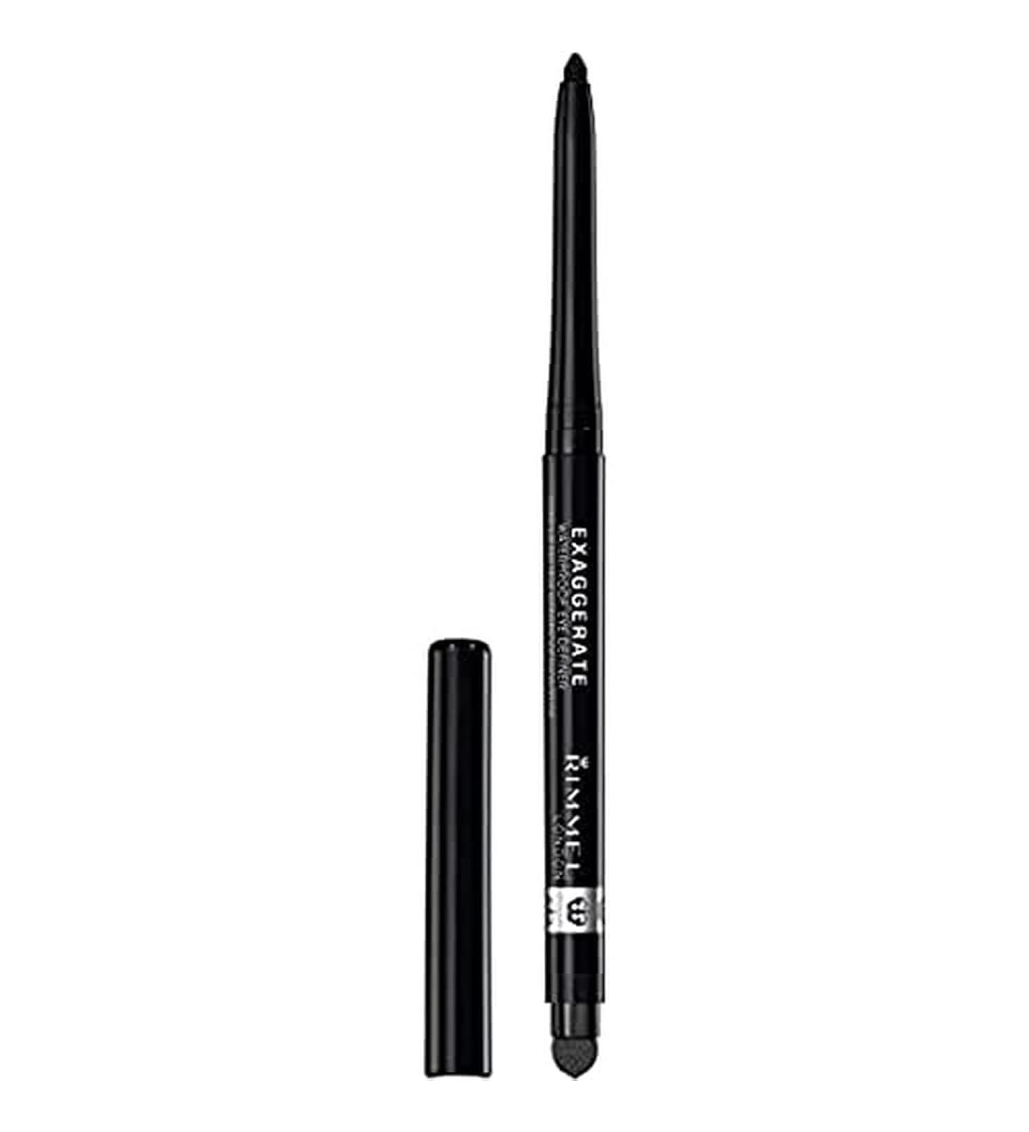Rimmel London Exaggerated Eyeliner N262 Extra Black - 0.28g | Long-Lasting Intense Color | Shop Now! - Buy Online on GoSupps.com