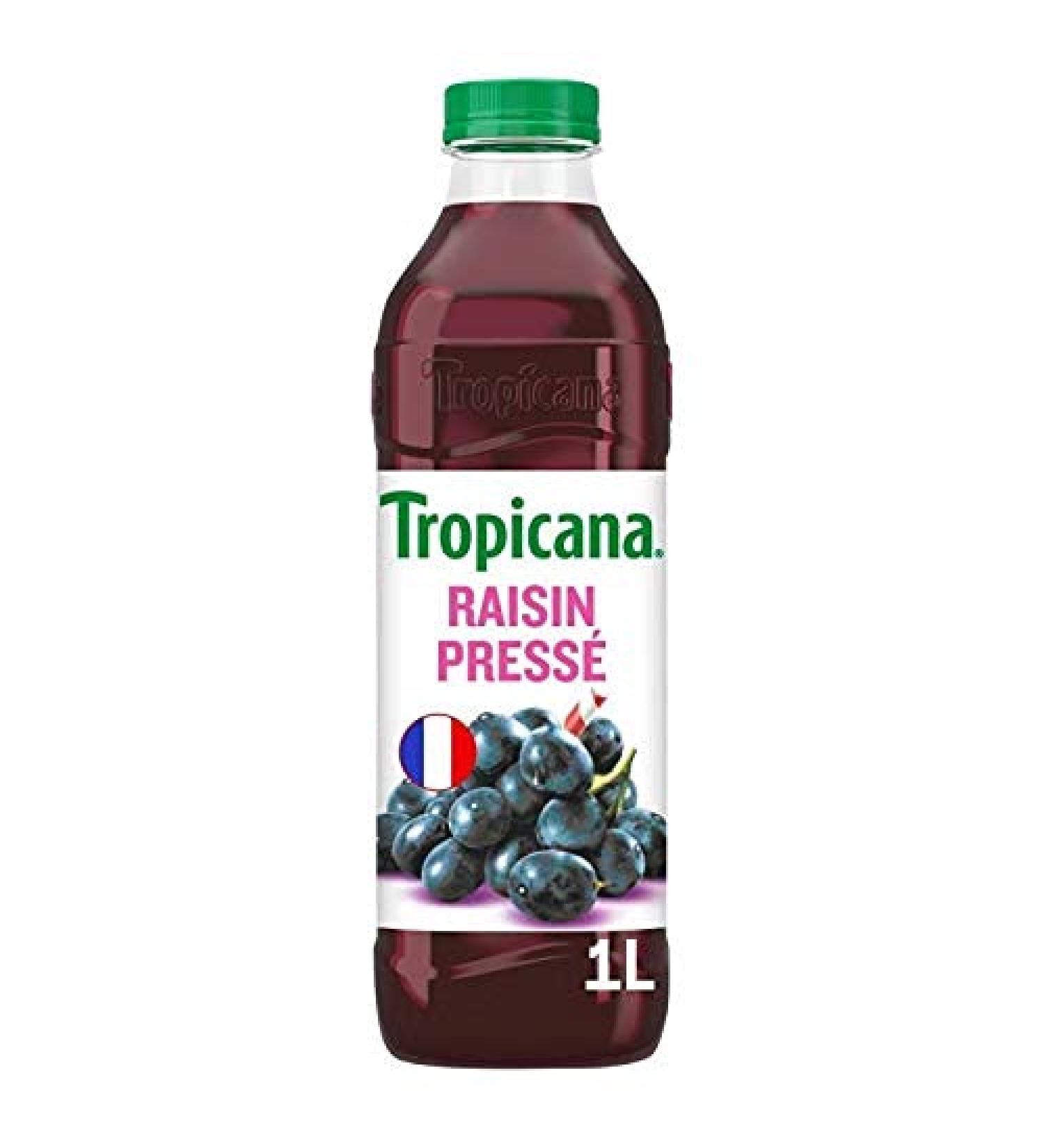 TROPICANA - Pure Languedoc Grape Juice 1L - Lot Of 4 - Delivery Offer
