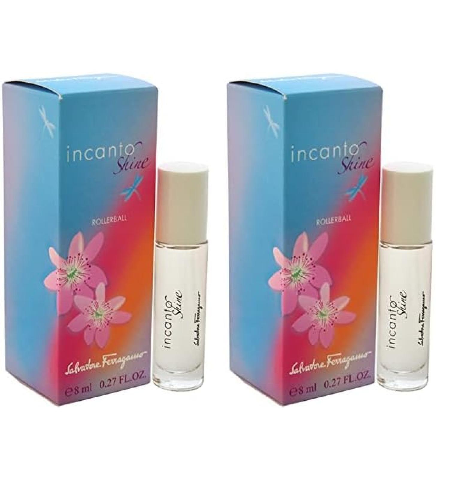 Salvatore Ferragamo Incanto Shine Eau de Toilette 0.27 Fluid Ounce (Pack of 2) - Buy Online on GoSupps.com