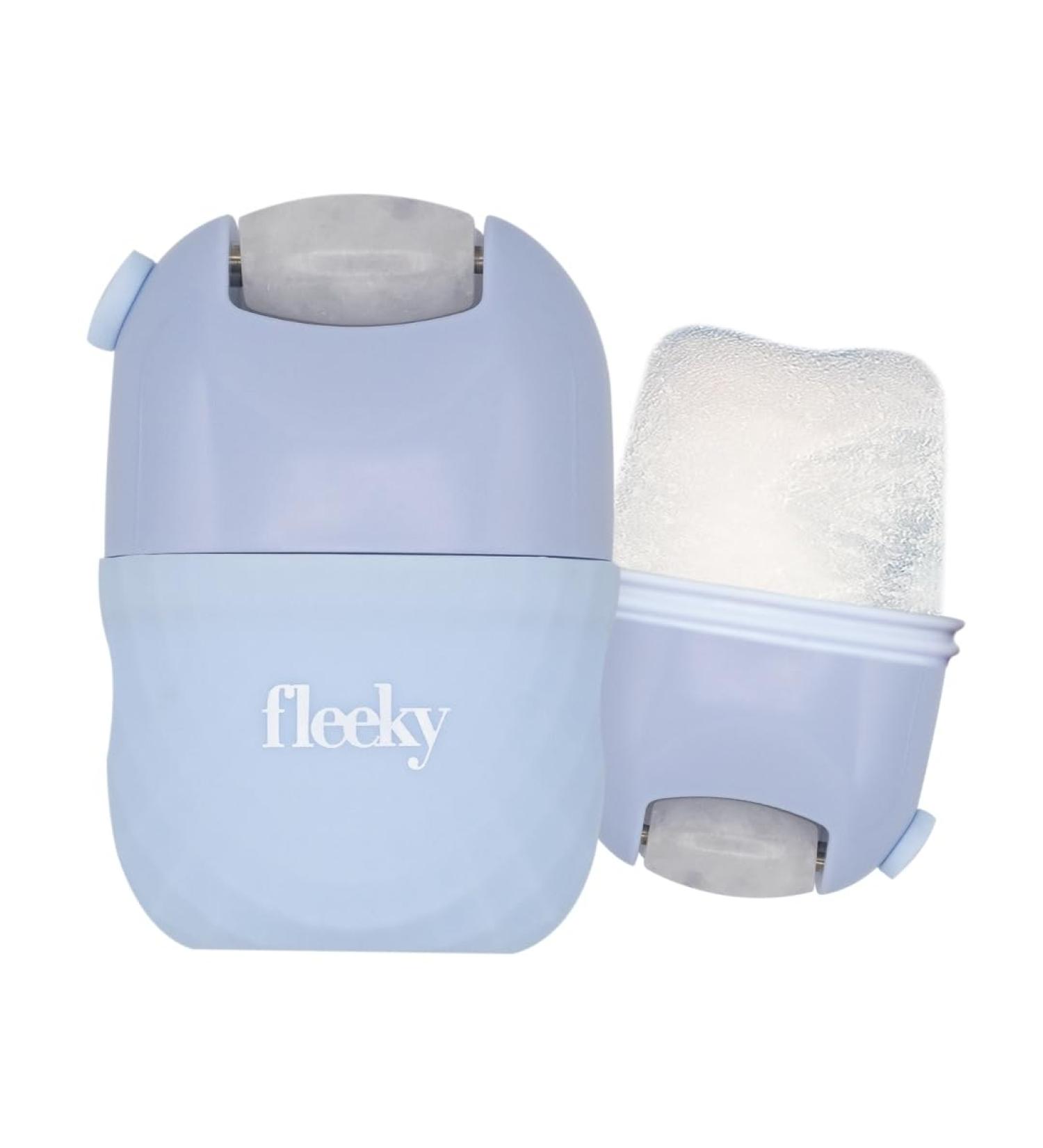 Fleeky Ice Cube Roller-Face Scooter with Jade Stone | Skin Lighting Swelling Reduction & Anti-Aging | Radiant Skin Solution - Buy Online on GoSupps.com