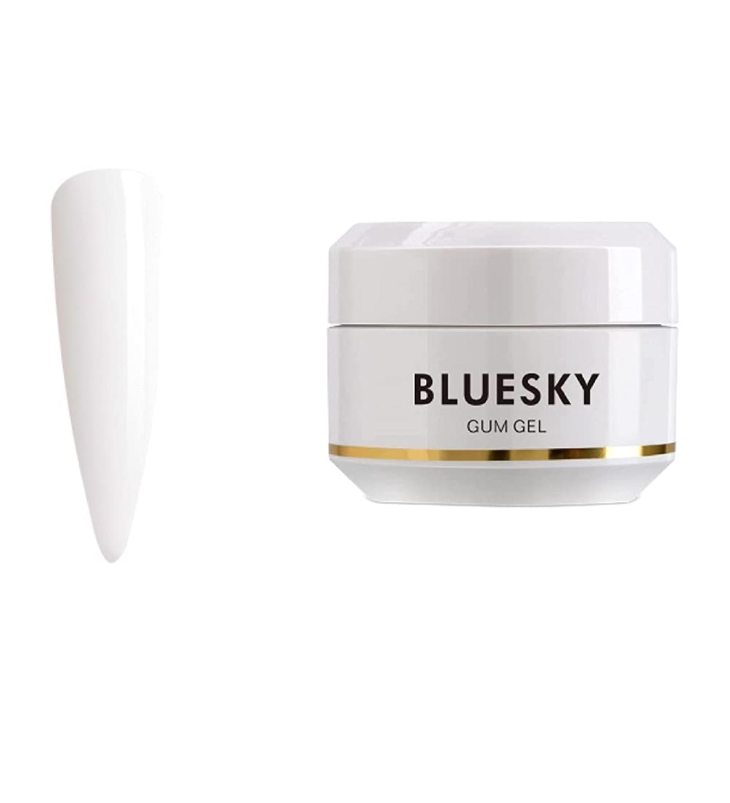 Bluesky Gum Gel 15g - Milky White Poly Gel Nail Builder | Fast UV LED Nail Extension Gel | 30g - Buy Online on GoSupps.com