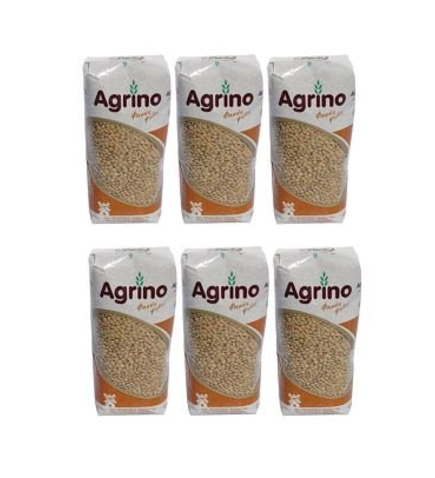 Hellenikos Kreta Pack of 6 fine lentils 500g each (3kg total) dried from Greece. Mediterranean cuisine. Greek lentil fruits. Small fine lentil. Pack of 3 bottles + 10ml sachet of olive oil.