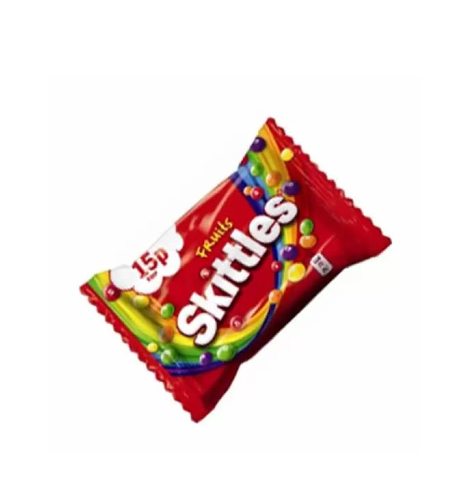 Ellies Jellies Skittles Fruits Funsize Bags 15p x72