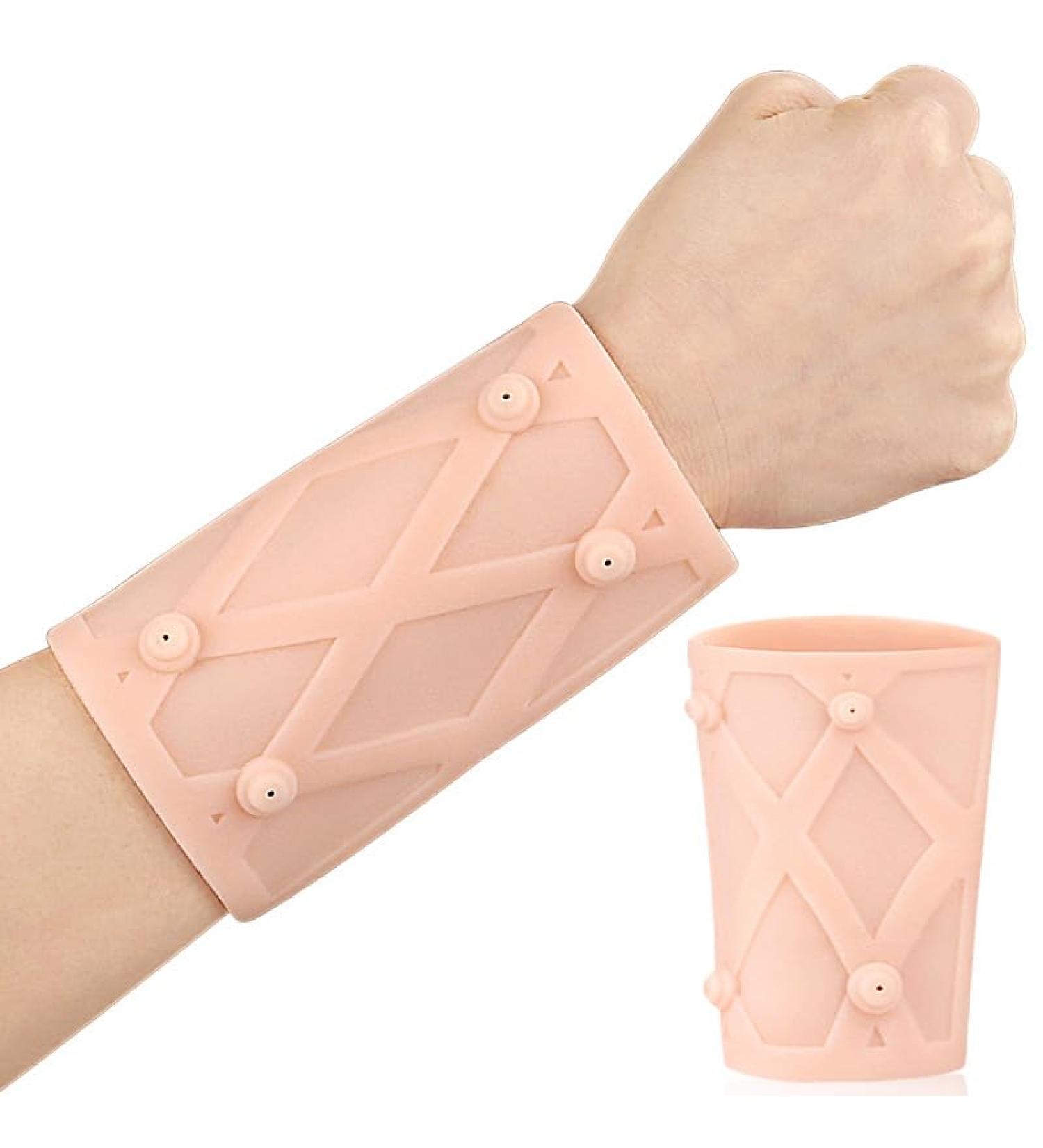 Magnetic Wrist Brace - Silicone Compression Sleeve for Pain Relief Support & Recovery | Ideal for Fitness Weightlifting Tendonitis & Carpal Tunnel - Buy Online on GoSupps.com