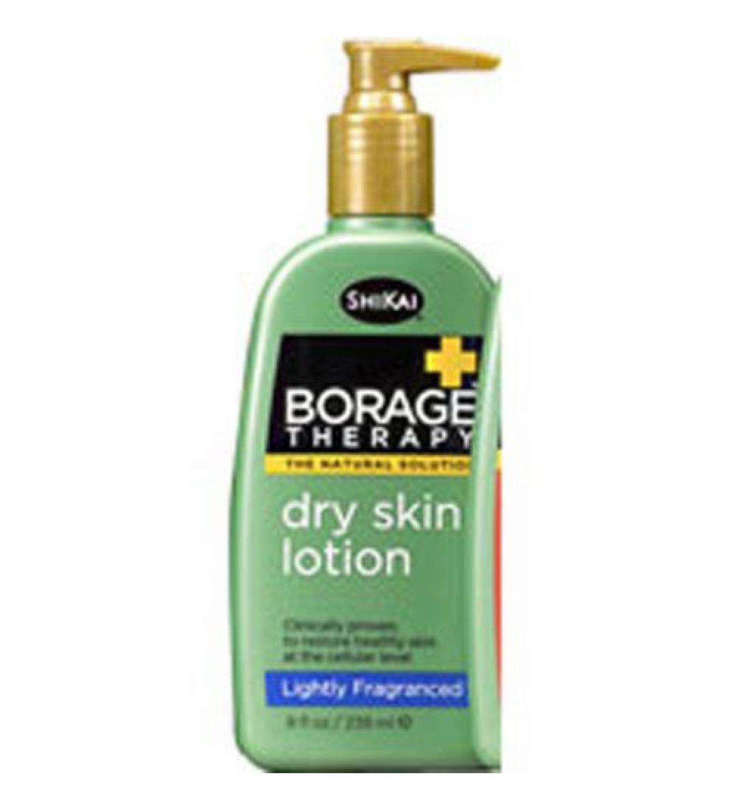 Shikai Borage Therapy Dry Skin Lotion Lightly Fragranced 8 fl oz (Pack Of 3)