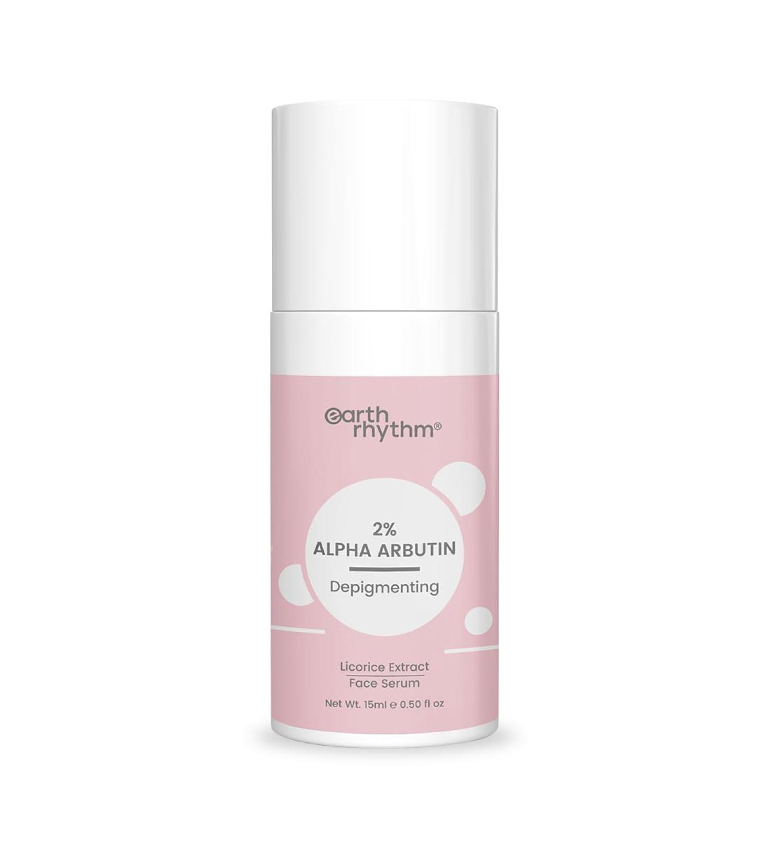 Earth Rhythm Skin Clarifying Serum 2 Alpha Arbutin with Hyaluronic Acid for all skin types 30 ml - Buy Online on GoSupps.com