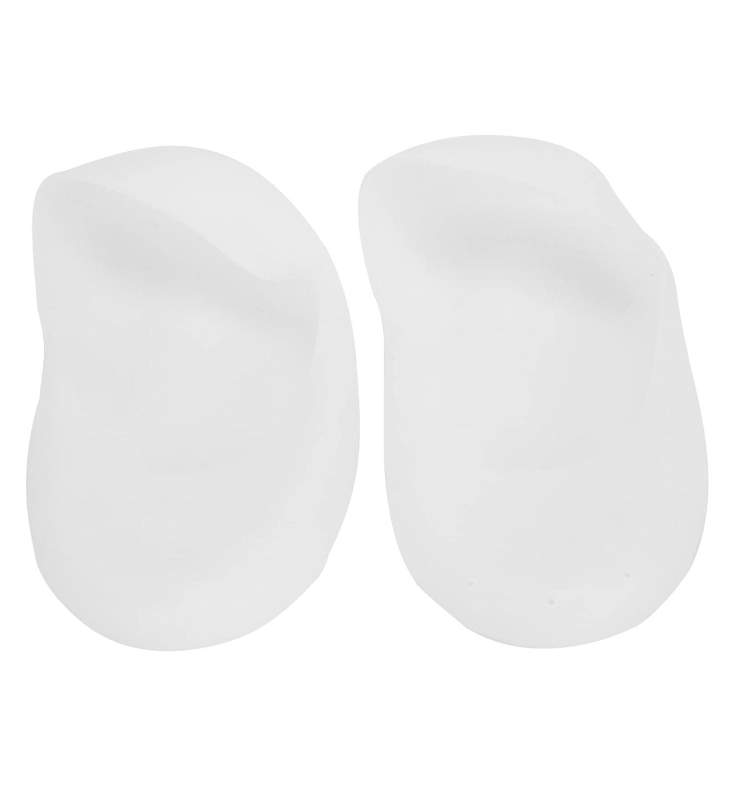 Breathable Non-Slip Silicone Foot Protector - White Large Size - Soft Silicone Socks for Foot Care - Buy Online on GoSupps.com