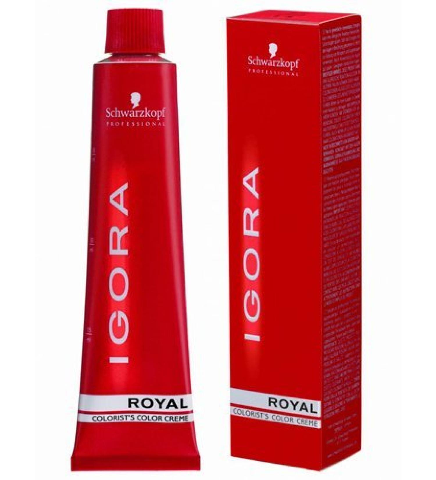 Schwarzkopf Igora Royal Cendre 8-1 - Light Blonde Cendre Hair Colour / Tint 60ml Tube