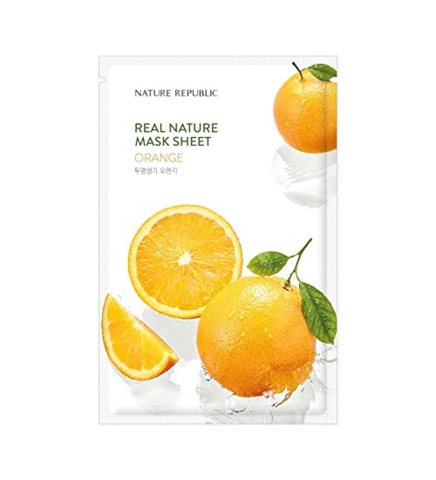 Nature Republic Real Nature Orange Sheet Mask