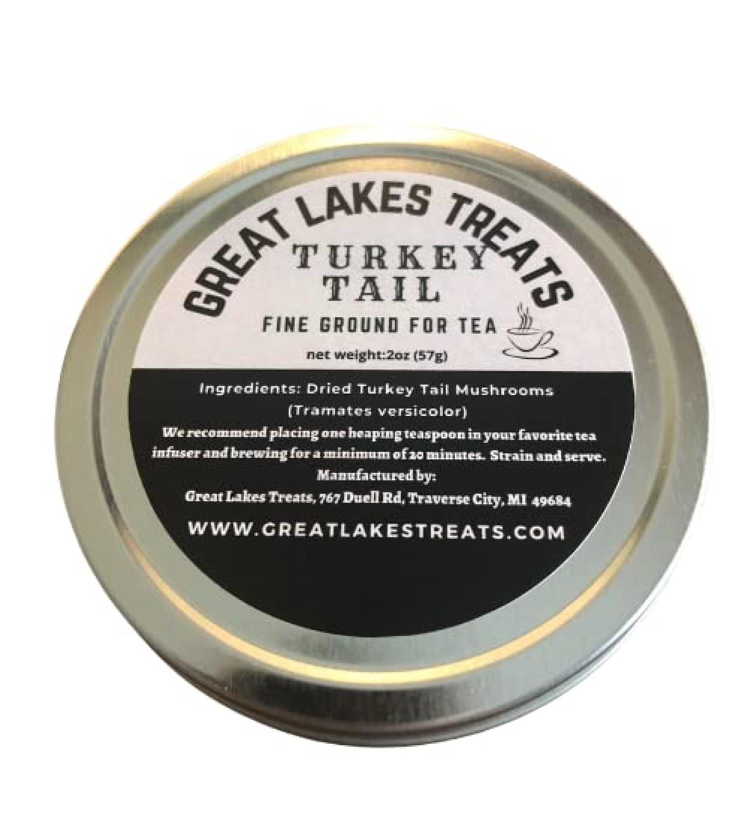 Great Lakes Treats Ground Turkey Tail Mushrooms