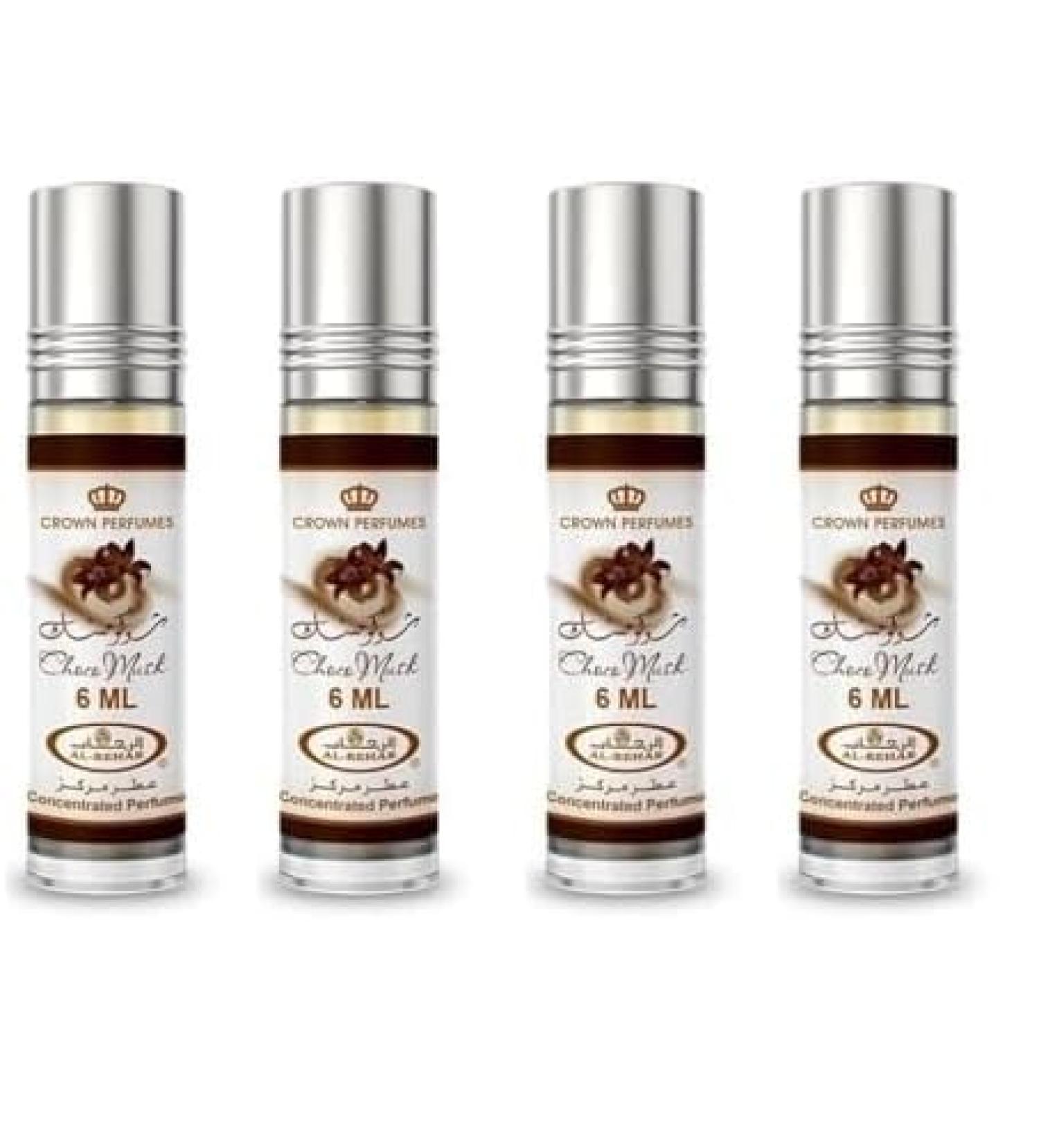 Al-Rehab Choco Musk Concentrated Perfume Rollerball for Unisex 0.2 Ounce (Pack of 4) 0.2 Fl Oz (Pack of 4) - Buy Online on GoSupps.com
