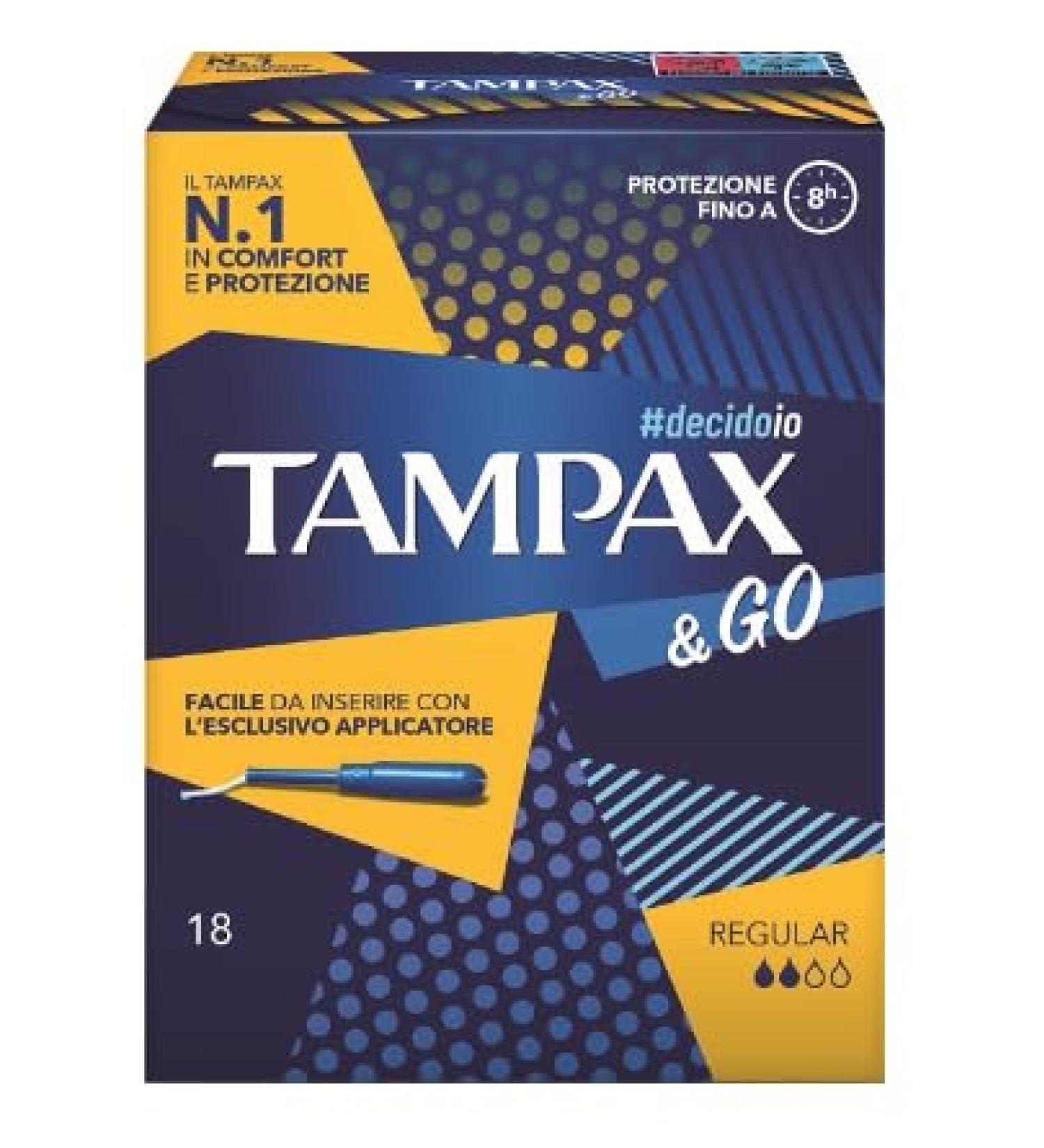 Tampax & Go Regular 18 pieces