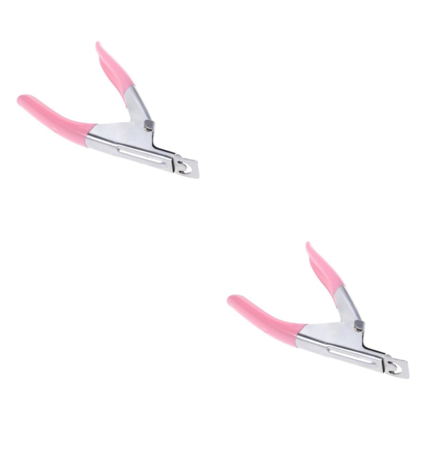minkissy 2pcs Nail Tool Fingernail Clipper Manicure Scissors Metal Shears Nails Tools Acrylic Nail Manicure False Nail Tip Clipper Nail Art Scissors Nail Trimmer Nail File Pedicure Coffin mediumx2pcs Rosyx2pcs - Buy Online on GoSupps.com