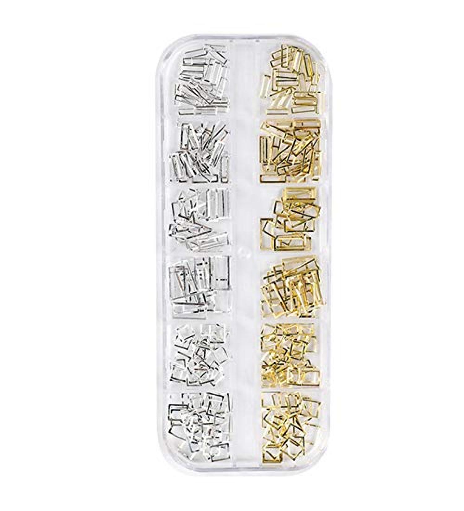 Desikixudy Star Month Gold and Silver Nail Art Metal Shell 3D Nail Decoration Studs Rhinestones Nail Art Design Charms Stone 07 - Buy Online on GoSupps.com