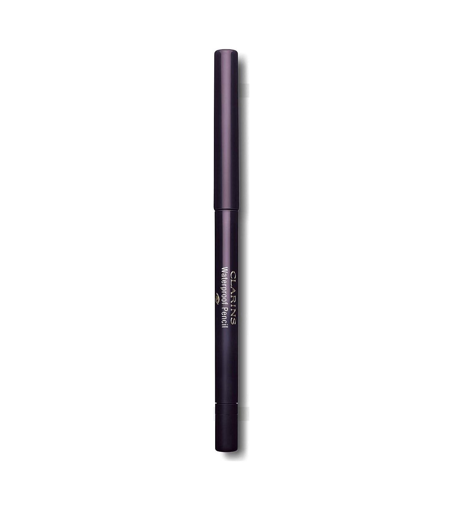 Clarins Waterproof Eye Pencil | Award-Winning | Highly Pigmented and Long-Wearing | Includes Retractable Tip  Built-In Sharpener and Smudger For Smoky Eye Looks | 0.01 Ounces 04 - Fig