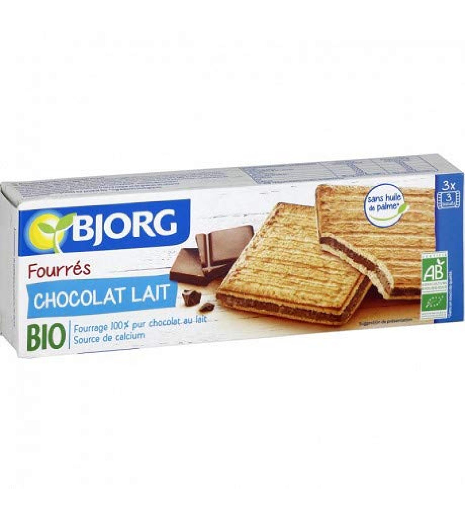 BJORG - Organic Milk Chocolate Filled 225G - Pack of 4  - Buy Online on GoSupps.com