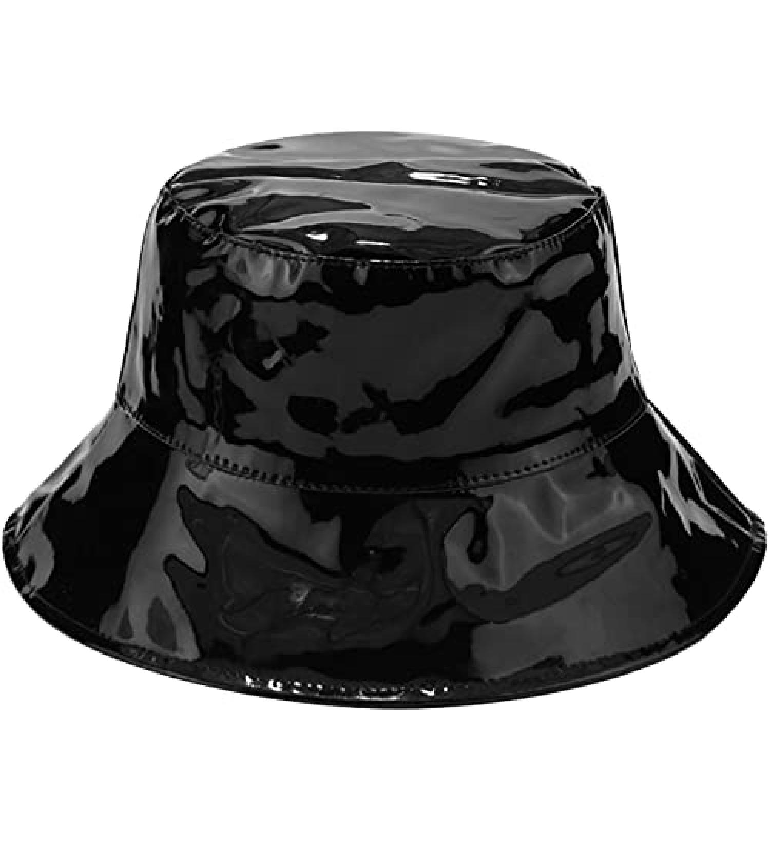 XYIYI Women Waterproof Wide Brim Bucket Rain Hat in Black - Buy Online on GoSupps.com