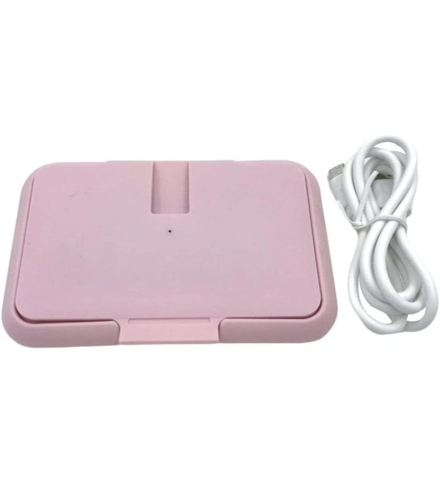 1pc Portable Baby Wipes Warmer Napkin Warmer Box Paper Warmer USB Charging Wet Wipes Dispenser for (Pink). - Buy Online on GoSupps.com