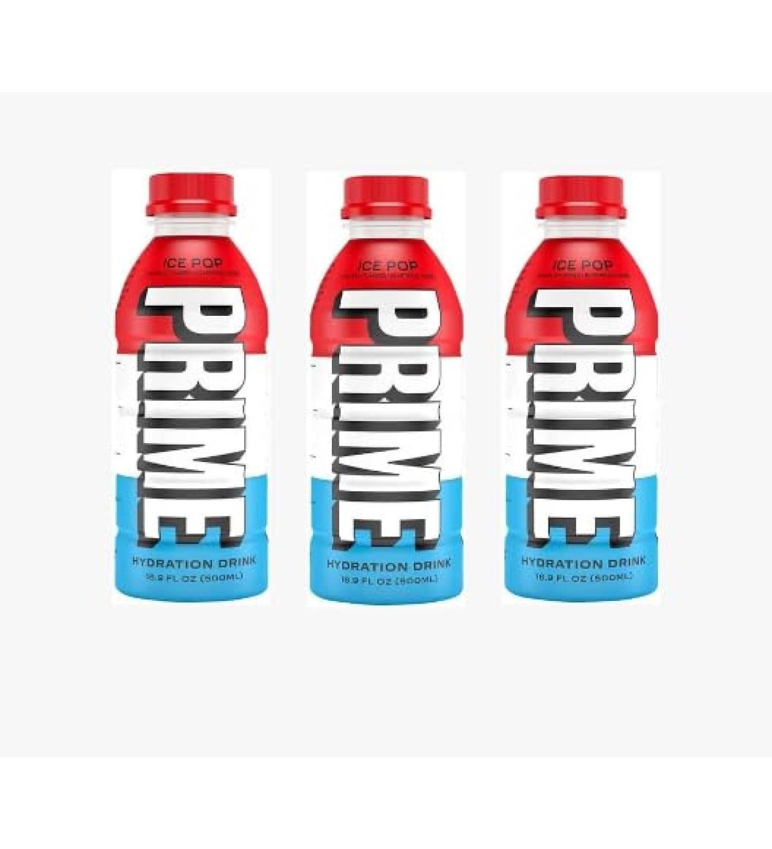 MM Logan Paul X KSI Prime Hydration Drink 500ml Variations (3 Pack) (Ice Pop)