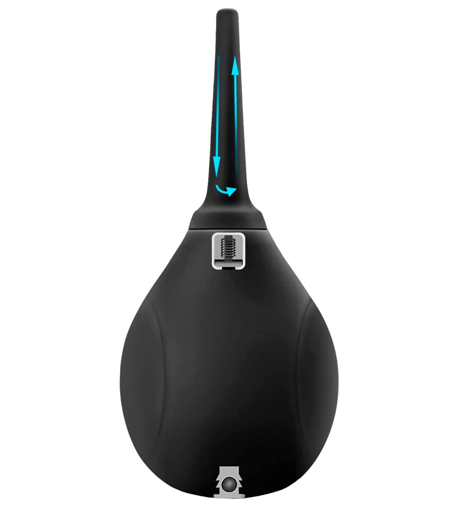 Sensivo Anti-Backflow Enema Bulb Kit - Leak Proof Comfortable Silicone Douche for Men and Women - 14.95oz Butt Cleaner Male Douche - Buy Online on GoSupps.com