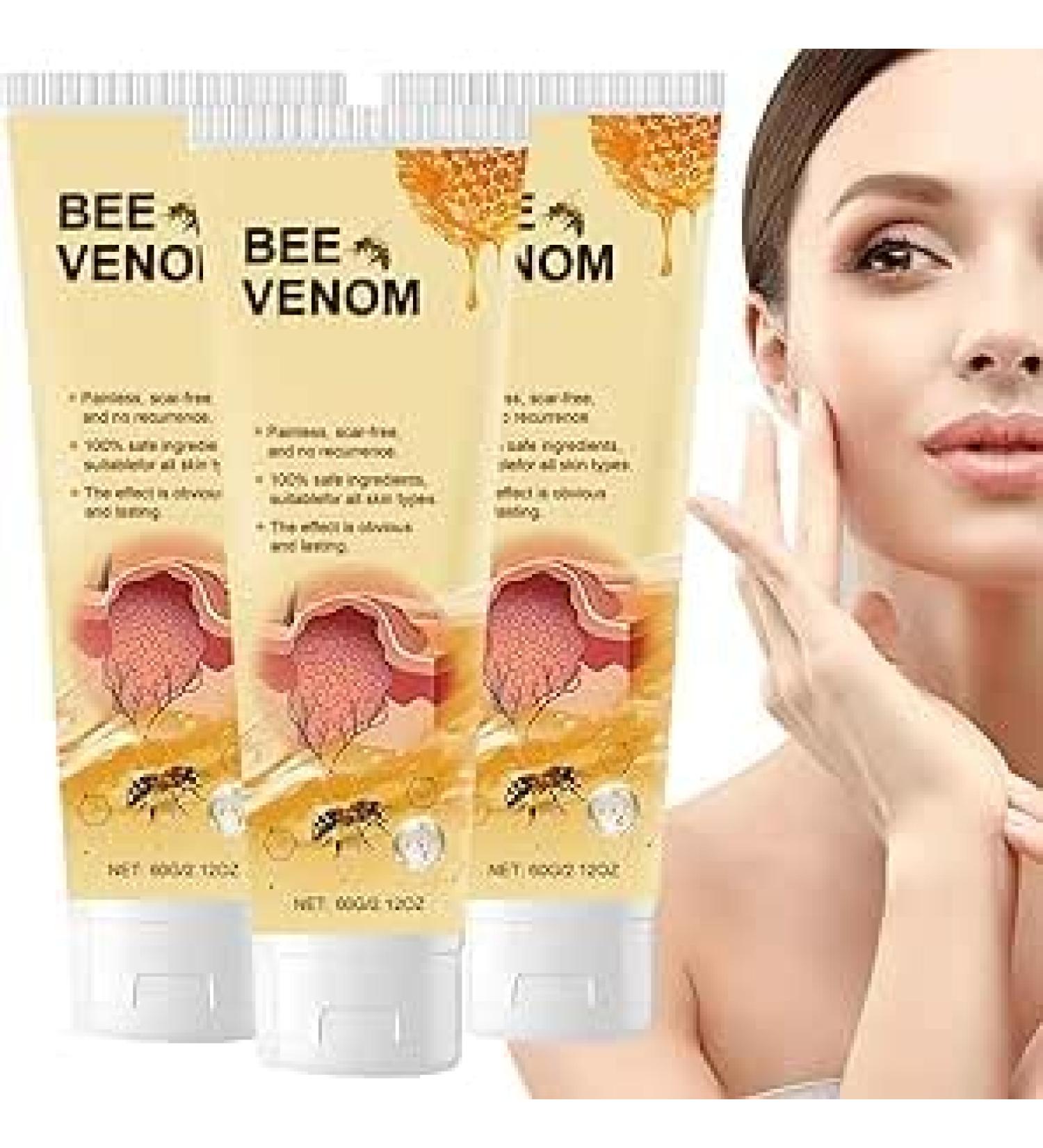 3Pcs Bee Venom Professional Gel | Professional New Bee Venom Repair Cream | Propolis Joint Cream for Neck | Waist | Back | Hands | Feet | and Legs | Hydrating Moisturizing Treatment Cream | 60G/2.12FL.OZ - Buy Online on GoSupps.com